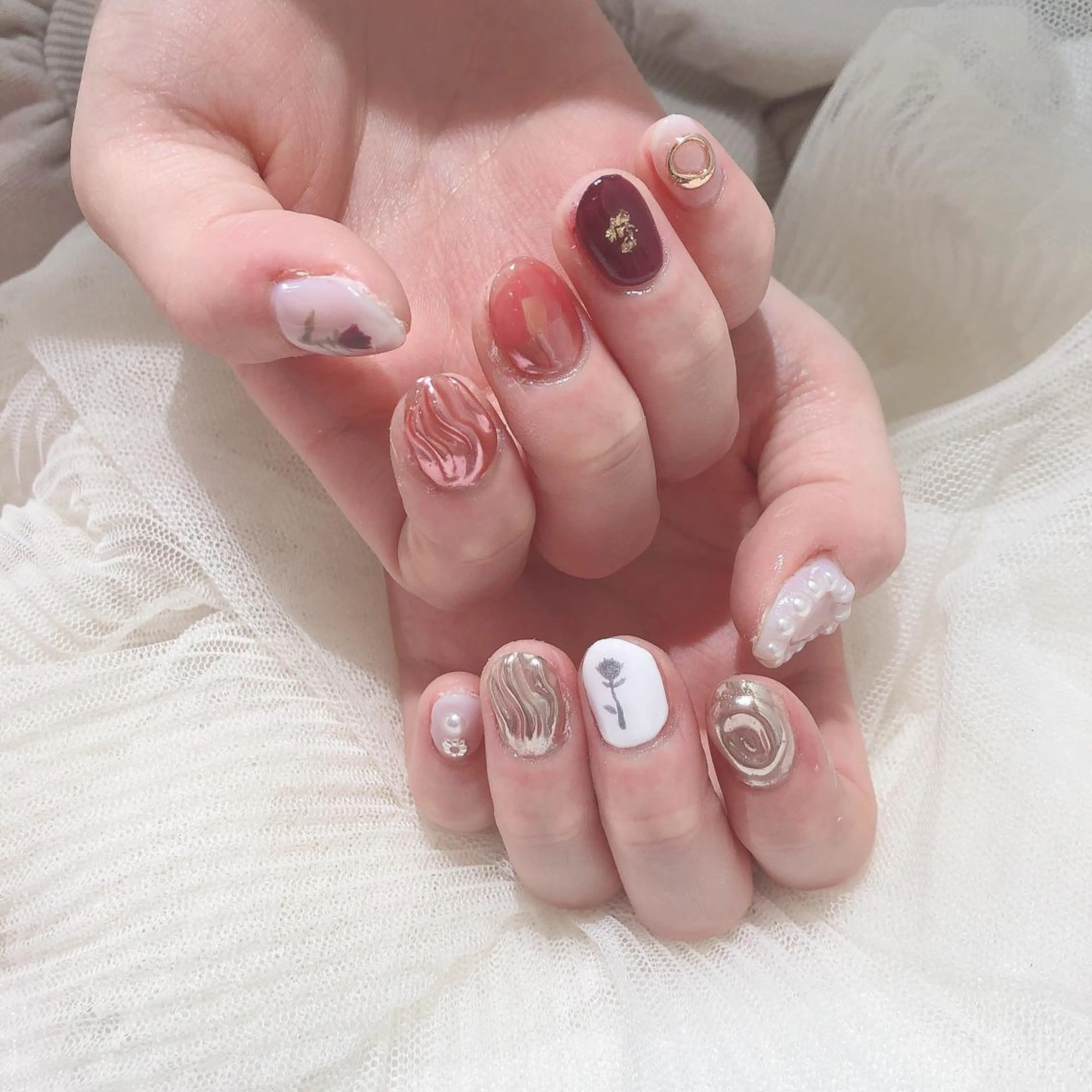 ネイル classic 新横浜所属・山田 暉のネイルデザイン