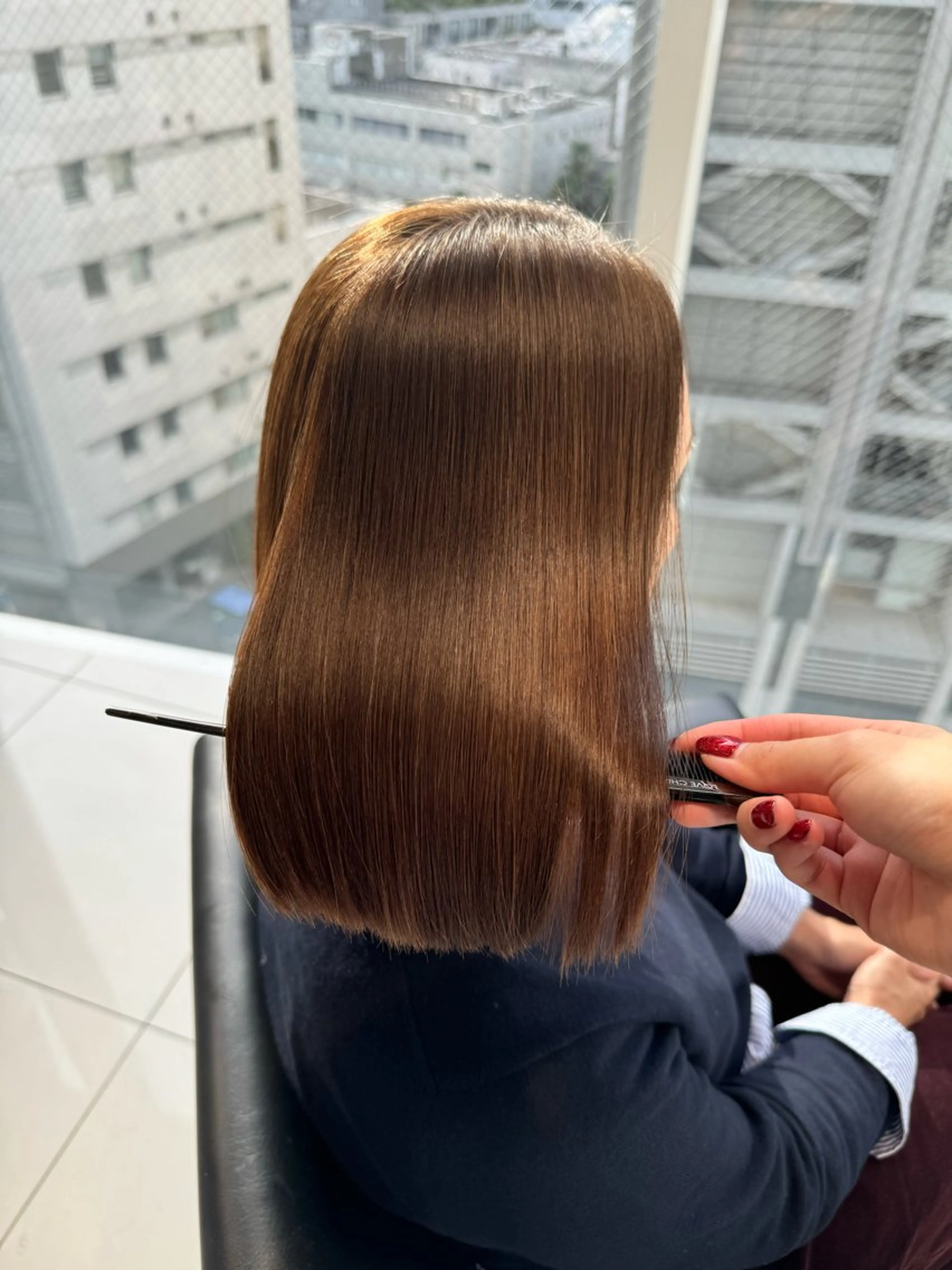 ショート 縮毛矯正 トリートメント AOl所属・🫧艶髪🪽 Karinのヘアスタイル