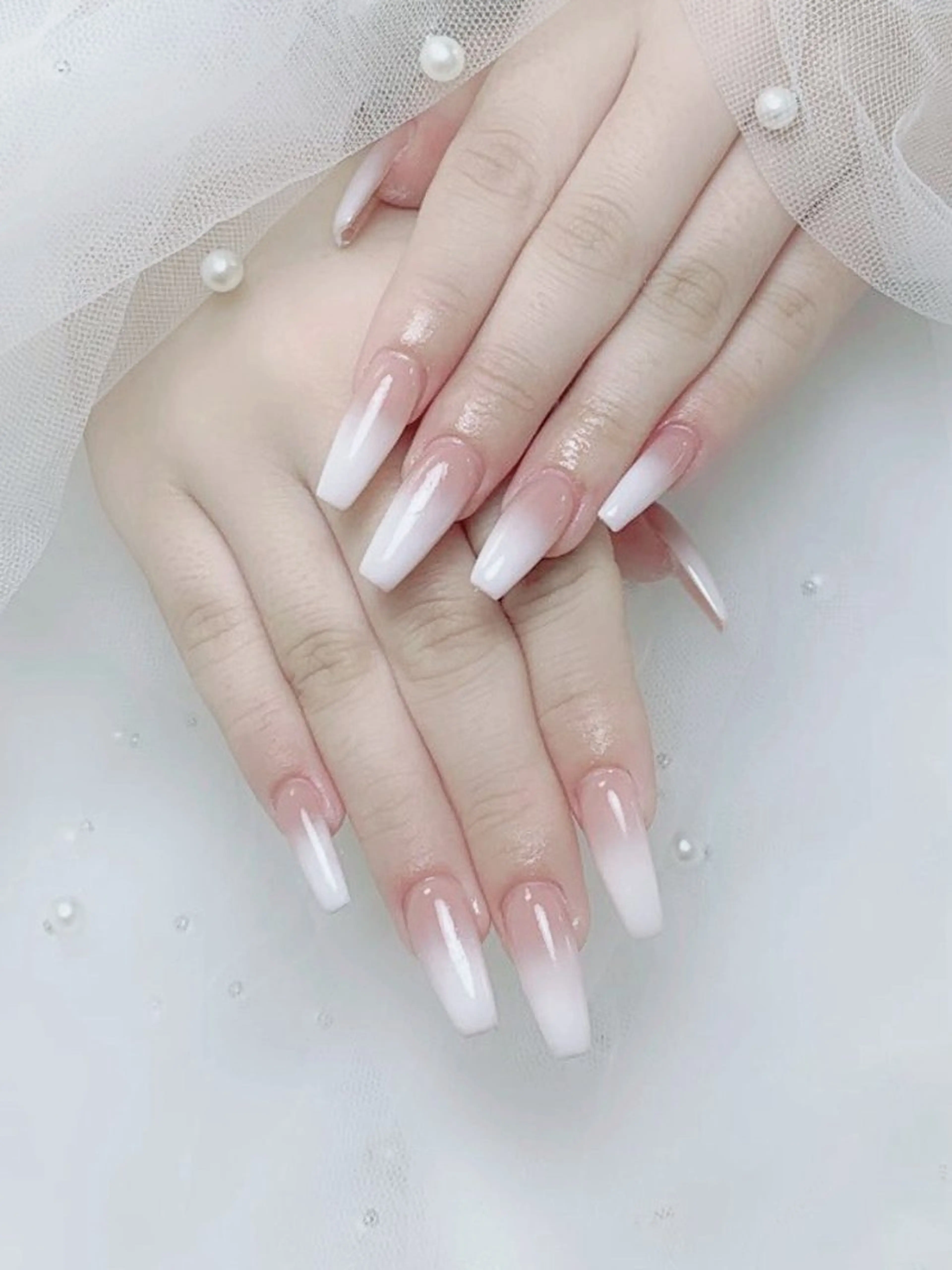 ネイル フレンチネイル ジェルネイル ハート 韓国ネイル マグネットネイル ハンドネイル ネイルサロン lotusのネイルデザイン