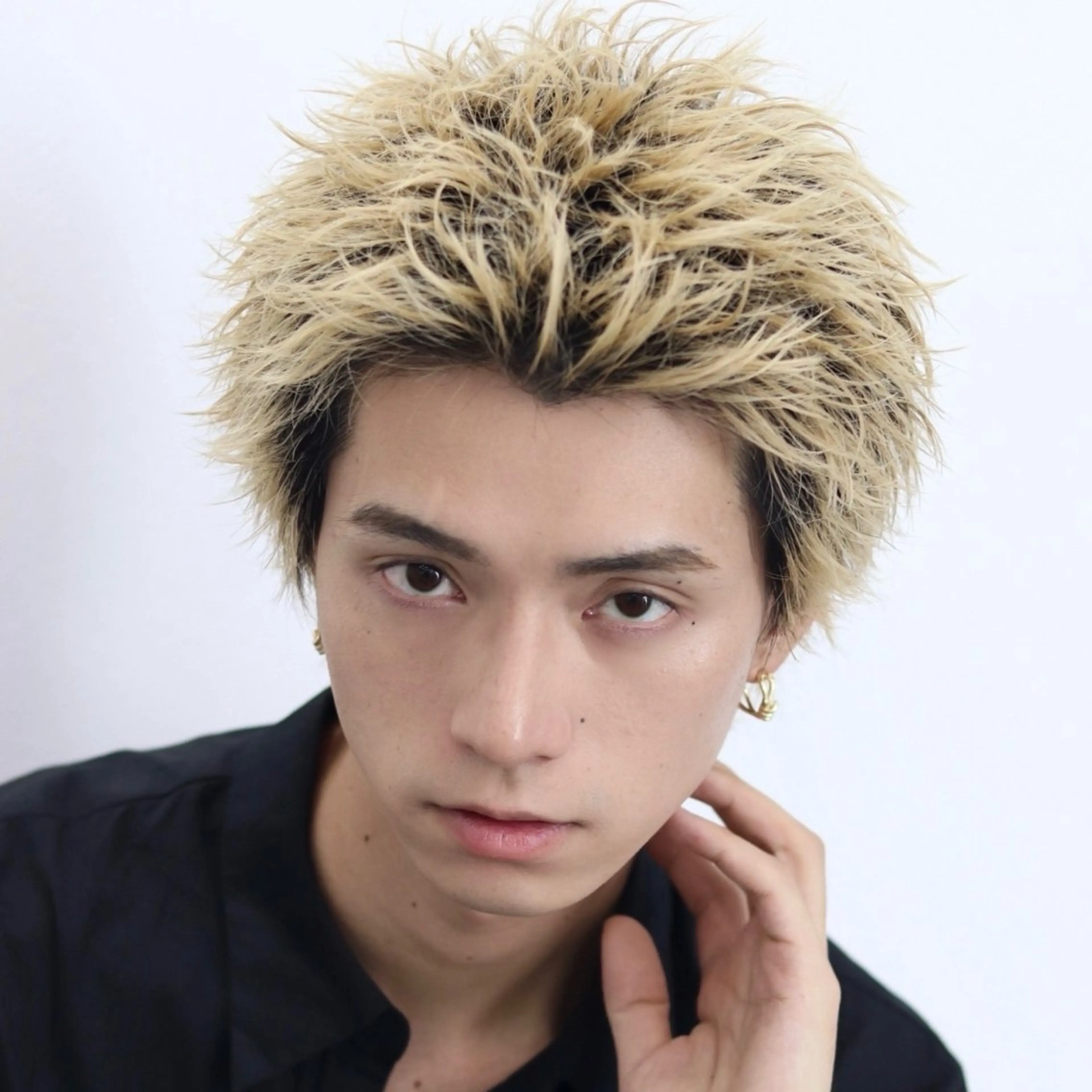 ショート カラー パーマ メンズ カット ヘアカラー トリートメント シースルーマッシュ/ メンズ/KYOHEIのヘアスタイル