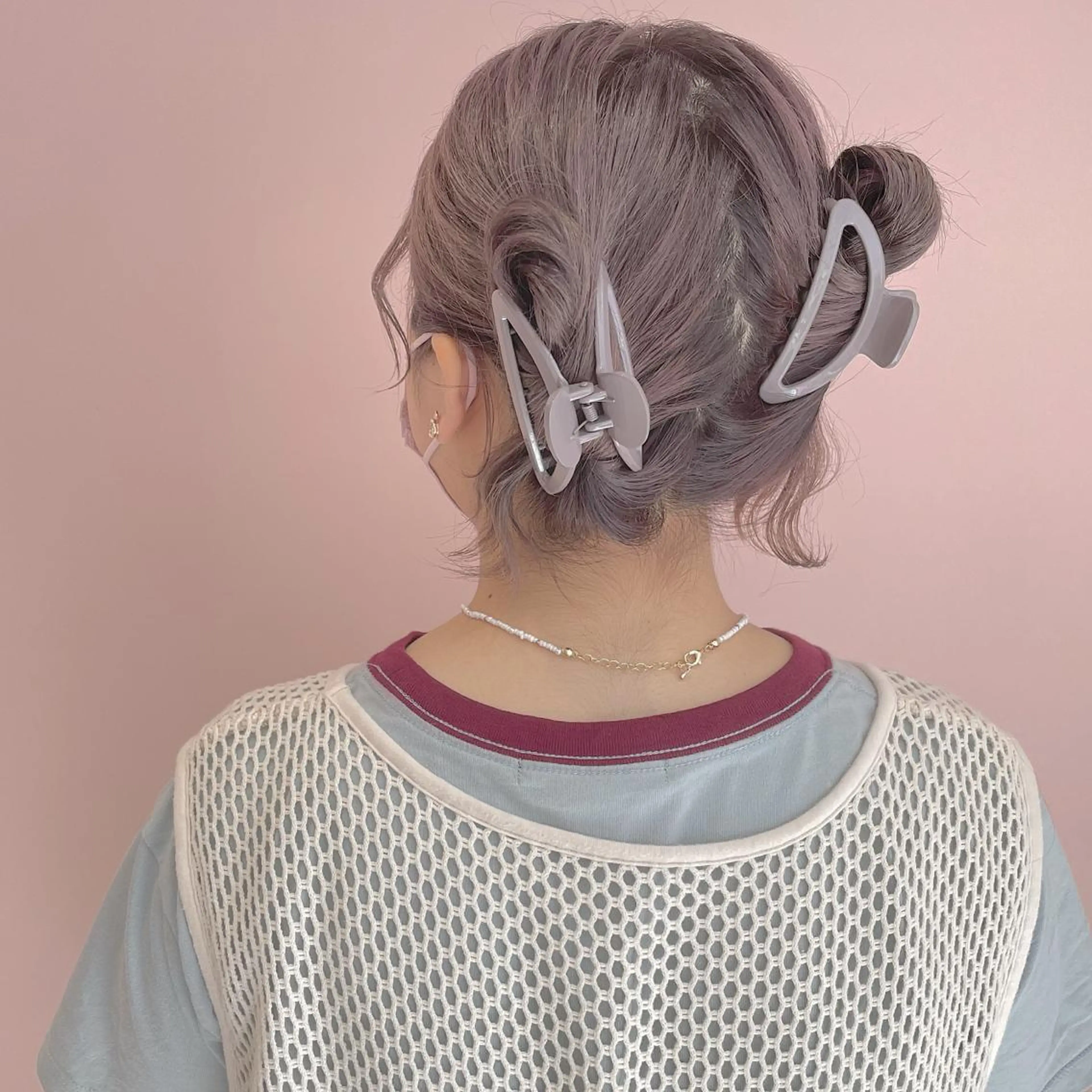 ヘアアレンジ ヘアセット レイヤーカット/ ハイトーンchimiのヘアスタイル