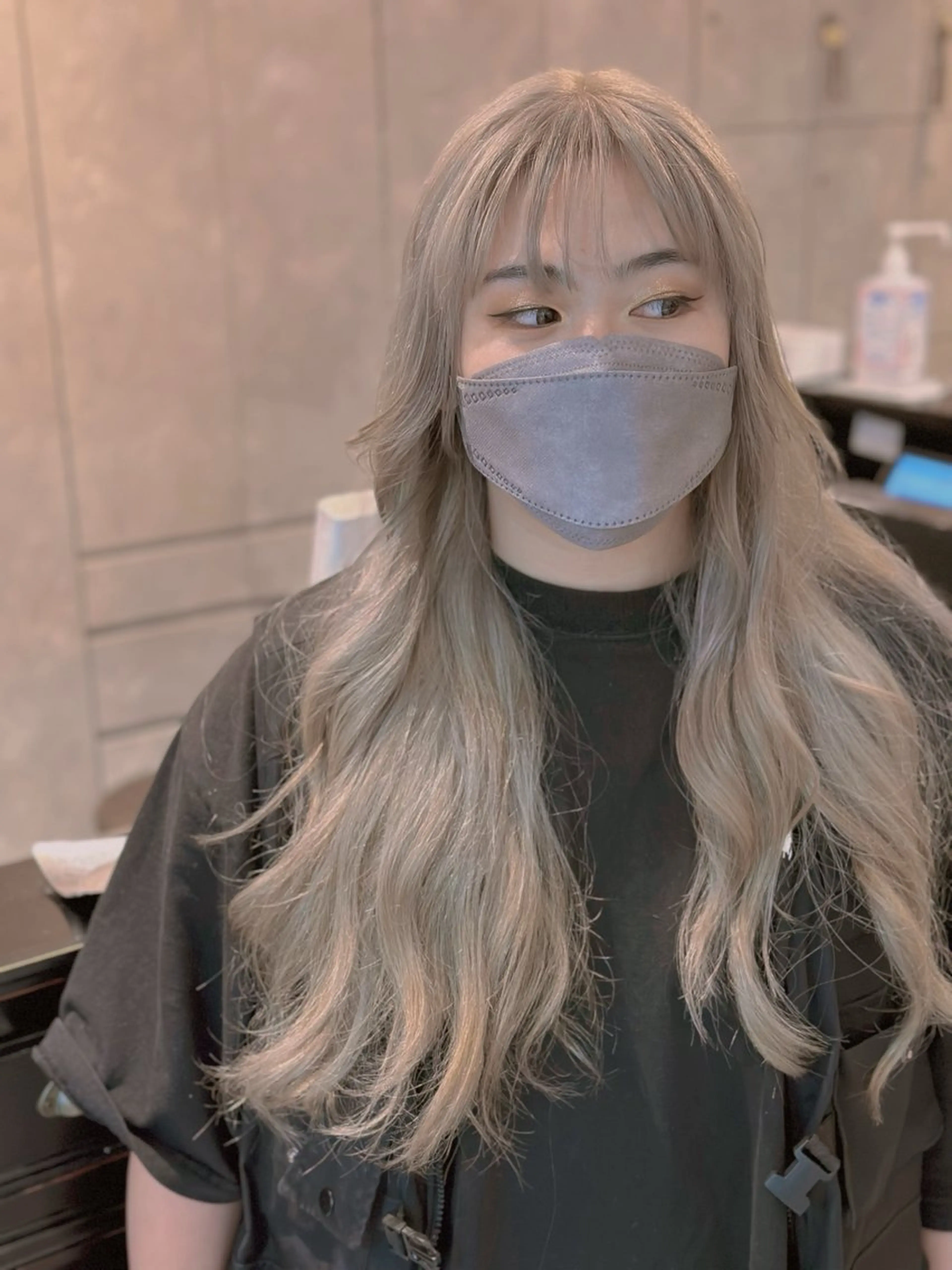 ロング カラー バレイヤージュ ハイライトカラー ハイトーンカラー ハイライト レイヤーカット カット ヘアカラー トリートメント BRAIDS💎愛子 大人ハイライト💎のヘアスタイル