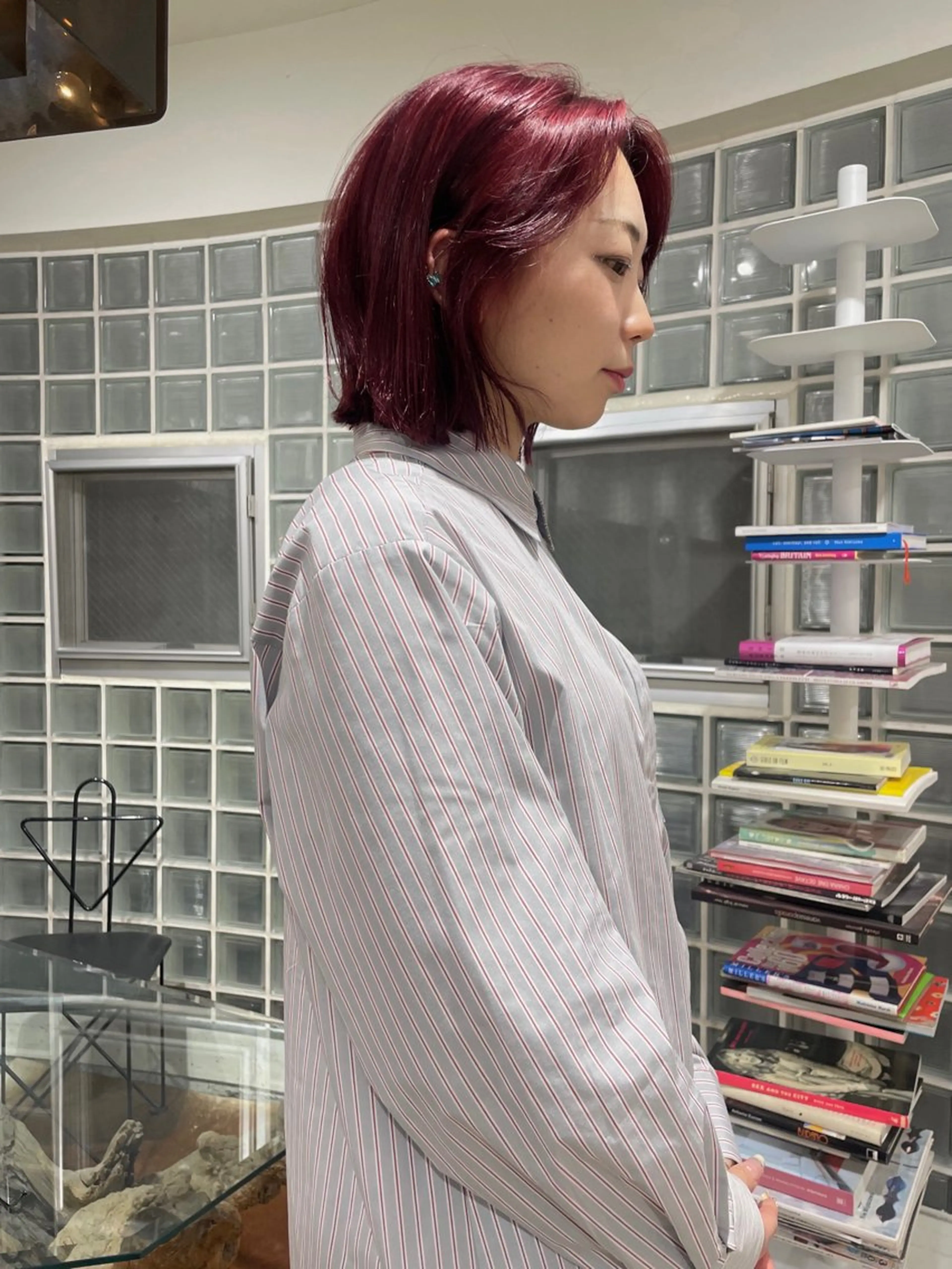 ミディアム ボブ／ショート ／表参道／REMIのヘアスタイル