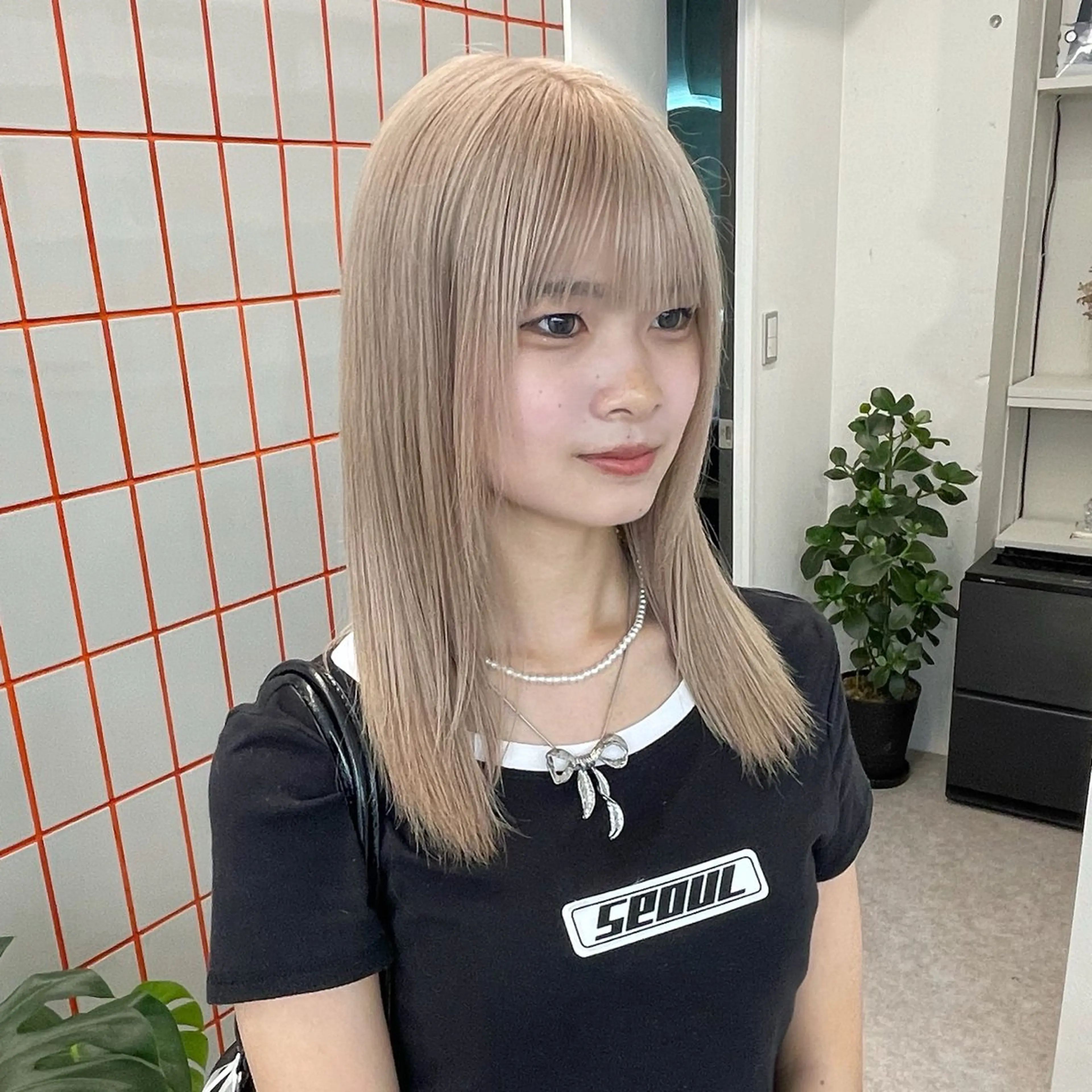 ミディアム カラー ヘアカラー Je suis heureuse Miel所属・🐩艶カラー/ chisato🌙のヘアスタイル