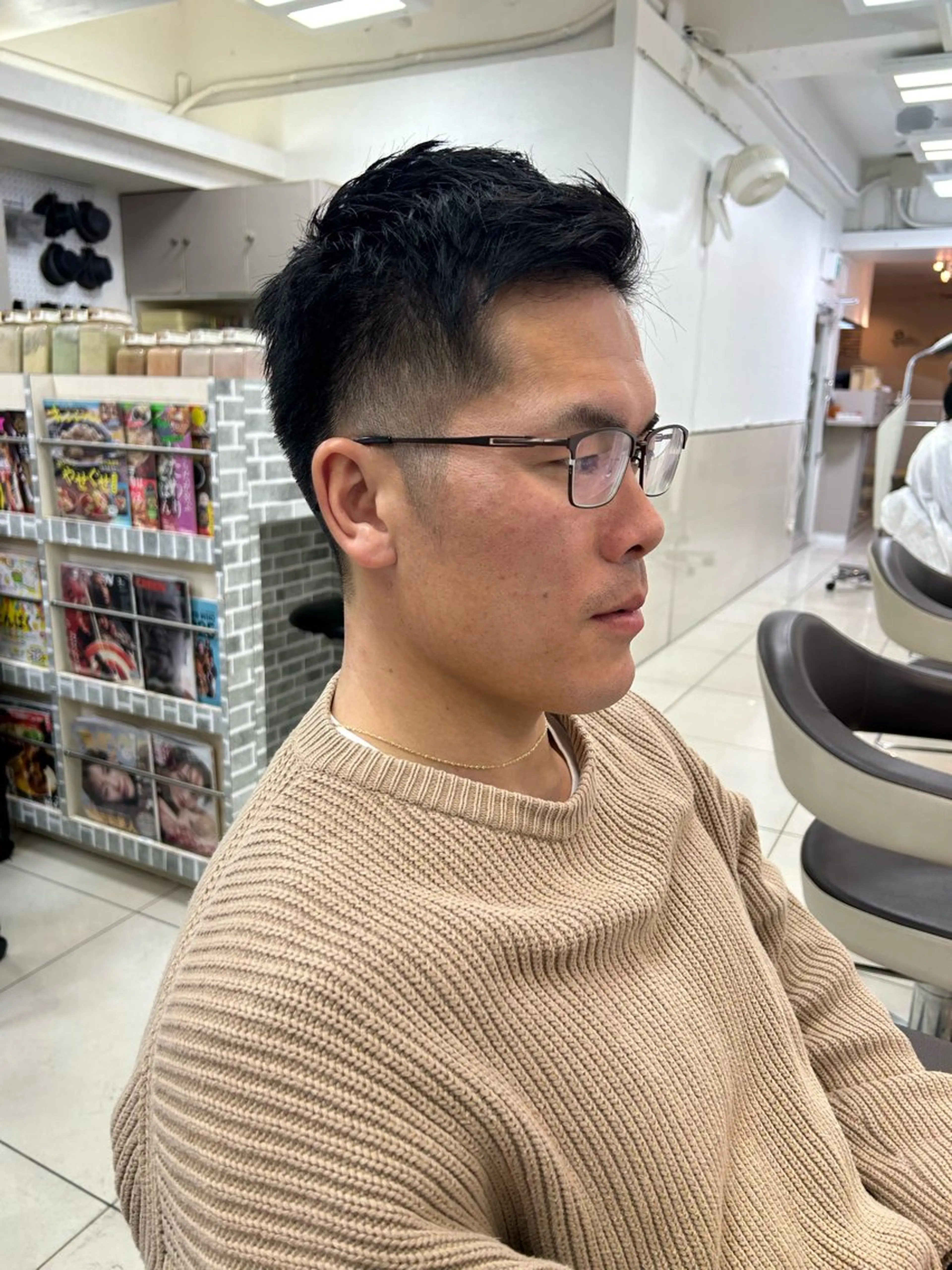 ショート メンズ アップバング 刈り上げ ショートヘア 【メンズ大得意🔥】 ＭＡＳＡＫＩのヘアスタイル