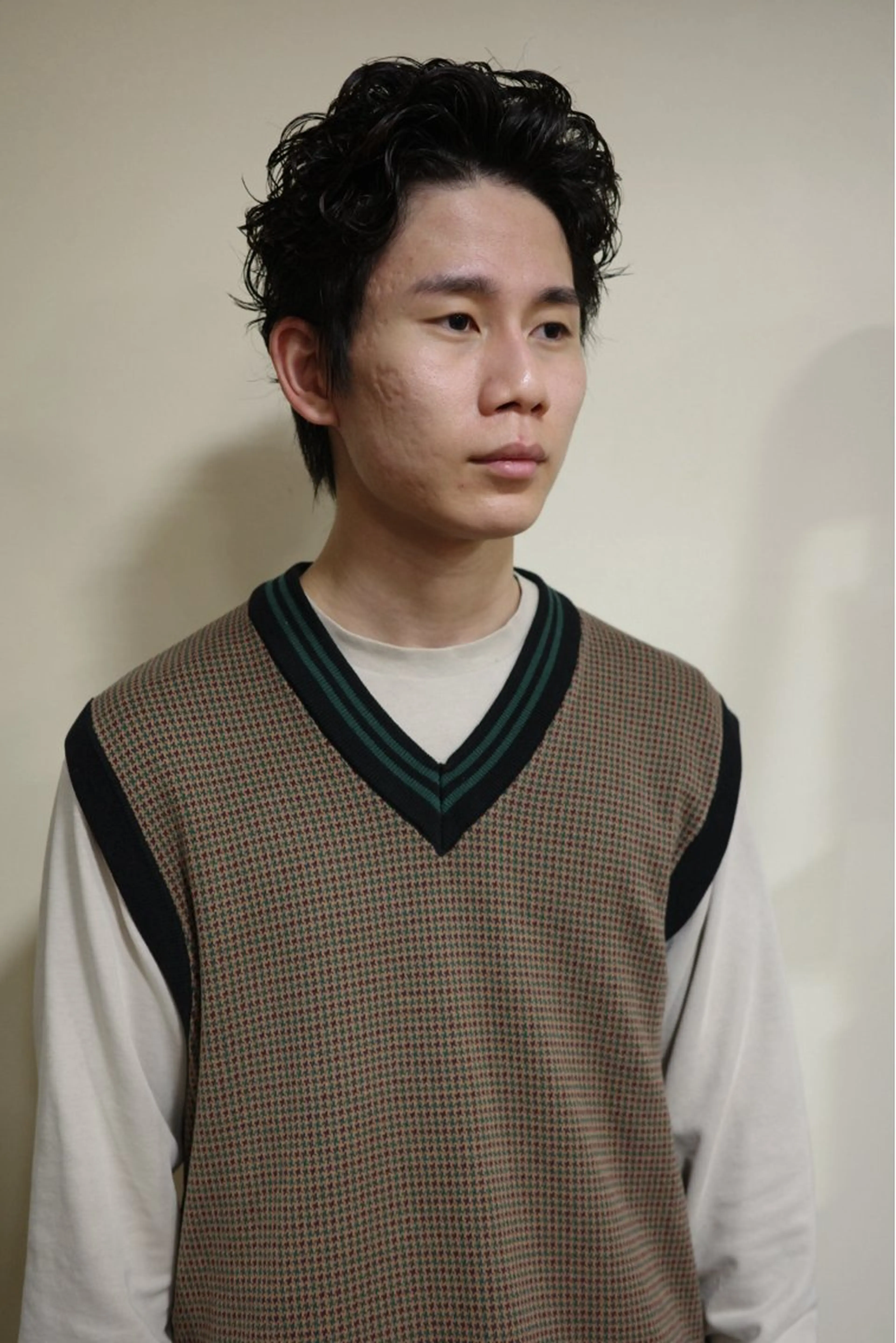 ショート パーマ メンズ メンズパーマ ベリーショート boucle所属・浅岡 昭汰のヘアスタイル