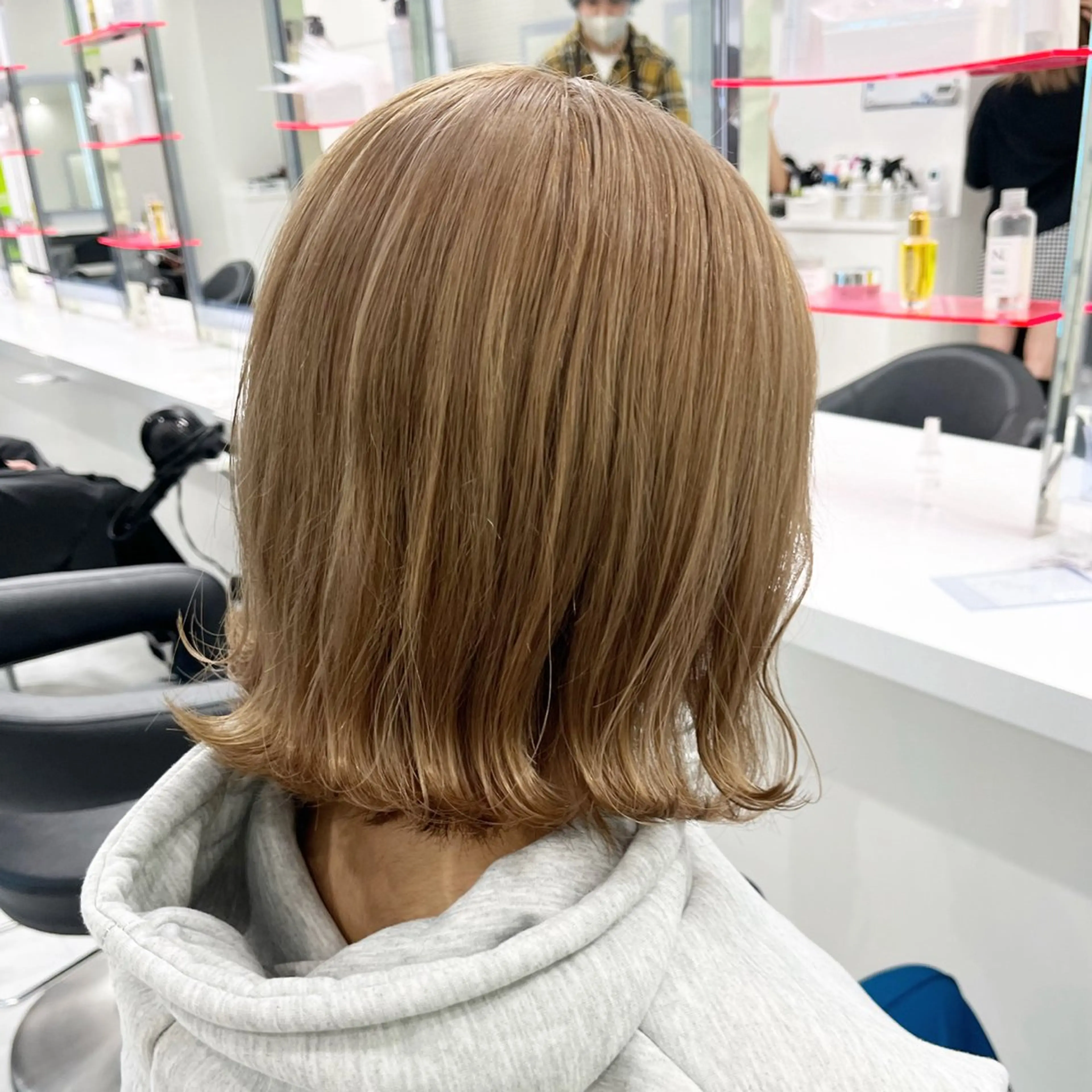 カラー ヘアカラー トリートメント 似合わせ💗透け感 💗うる艶カラー💗のヘアスタイル