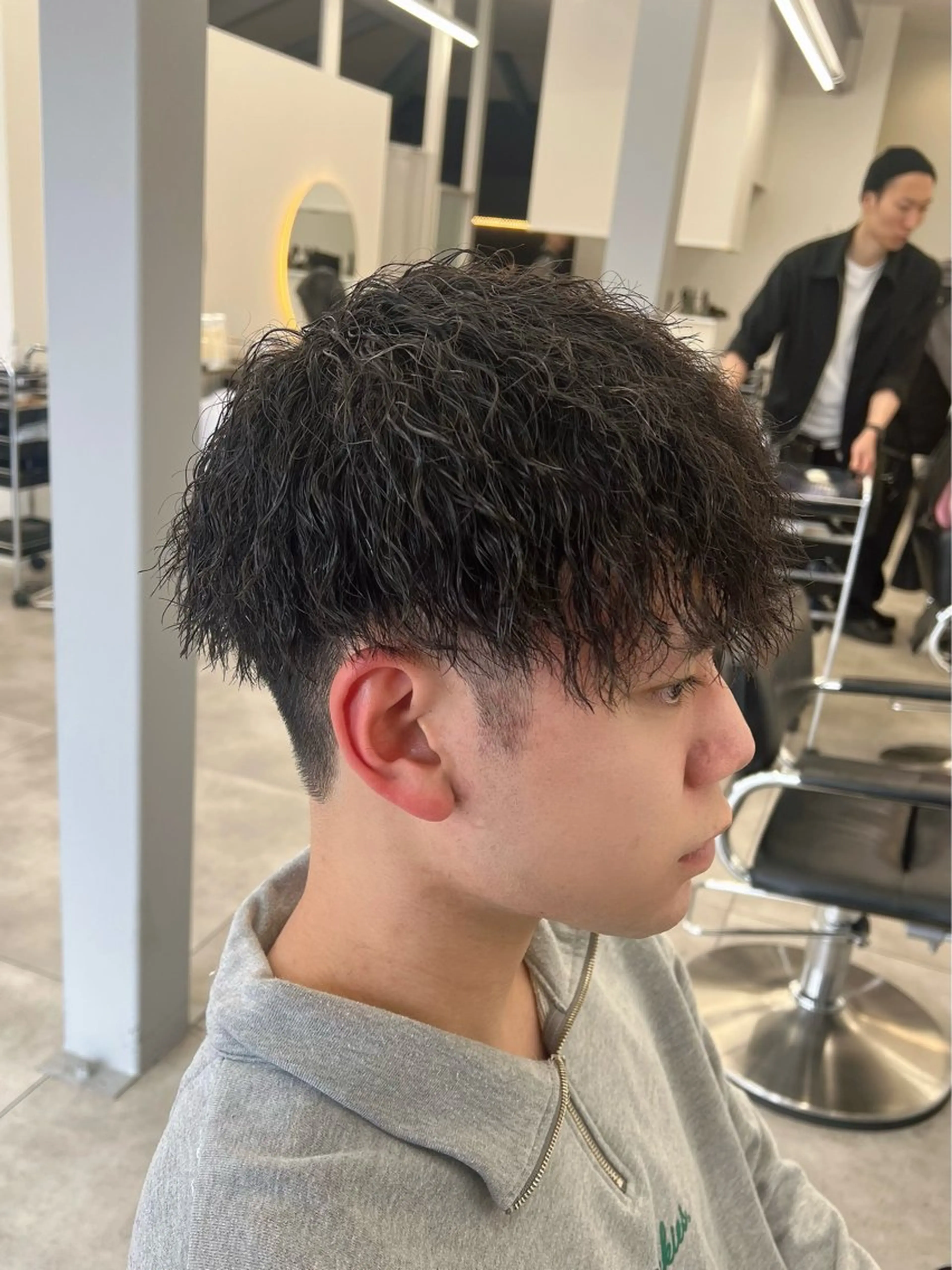 ショート パーマ ツイストスパイラルパーマ スパイラルパーマ カット 髪質改善特化/ メンズパーマ◎椿原のヘアスタイル