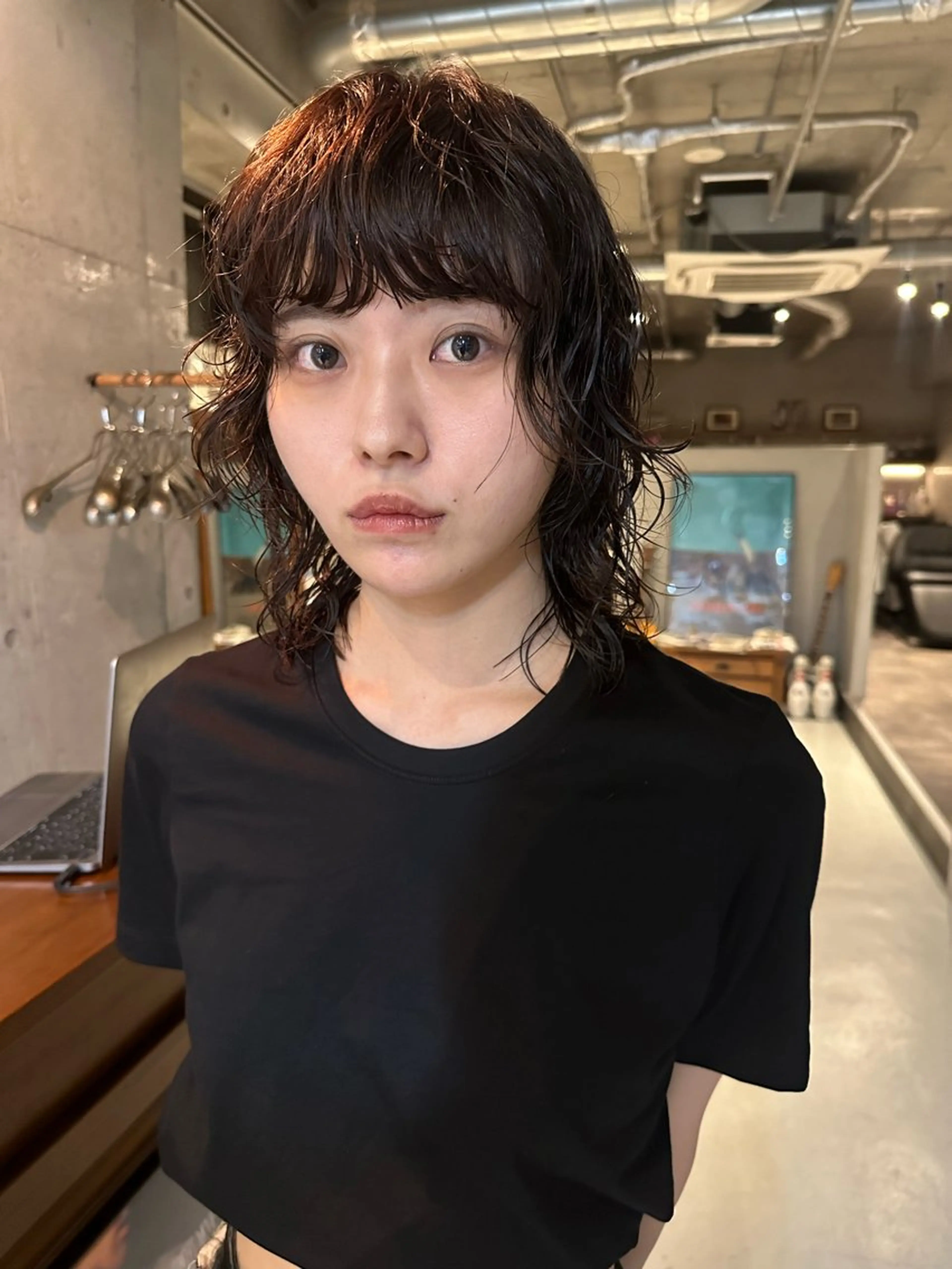 ミディアム カラー パーマ カット ヘアカラー パーマ トリートメント 斎藤祐樹 /レイヤー/パーマのヘアスタイル