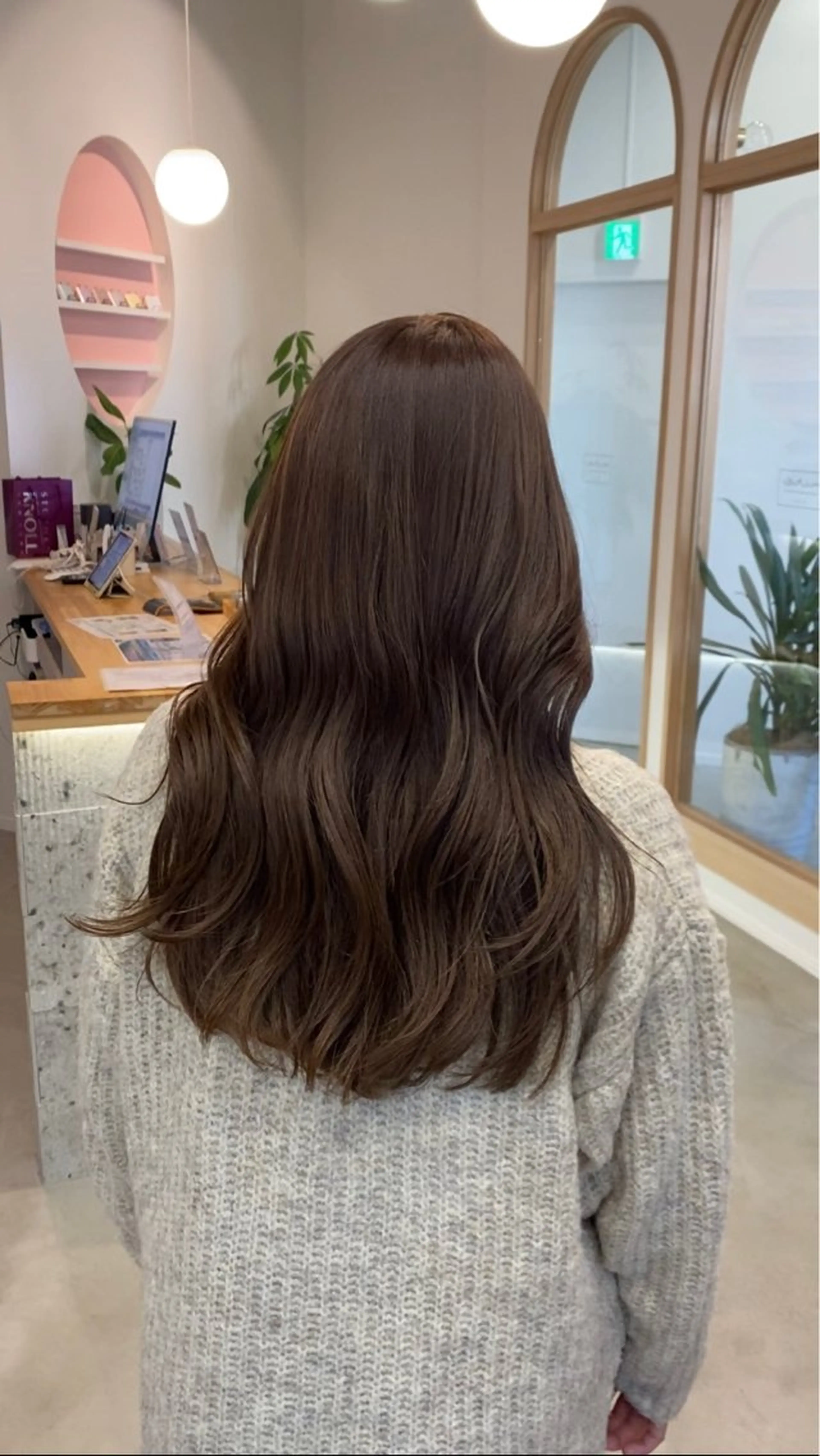 ロング カット ヘアカラー トリートメント sanae /透明感カラーのヘアスタイル