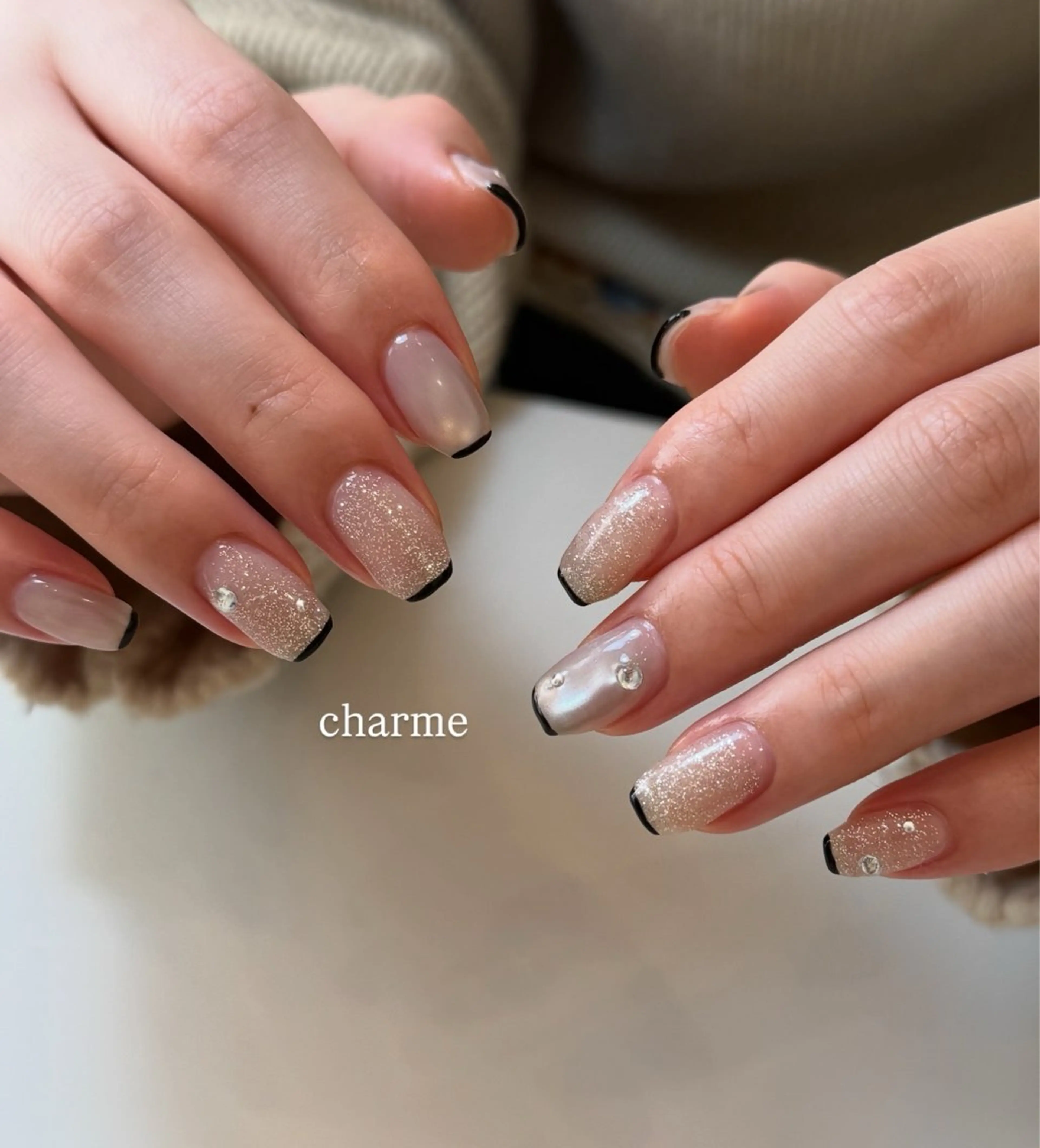 ネイル ハンドネイル フットネイル nailsalon charmeのネイルデザイン