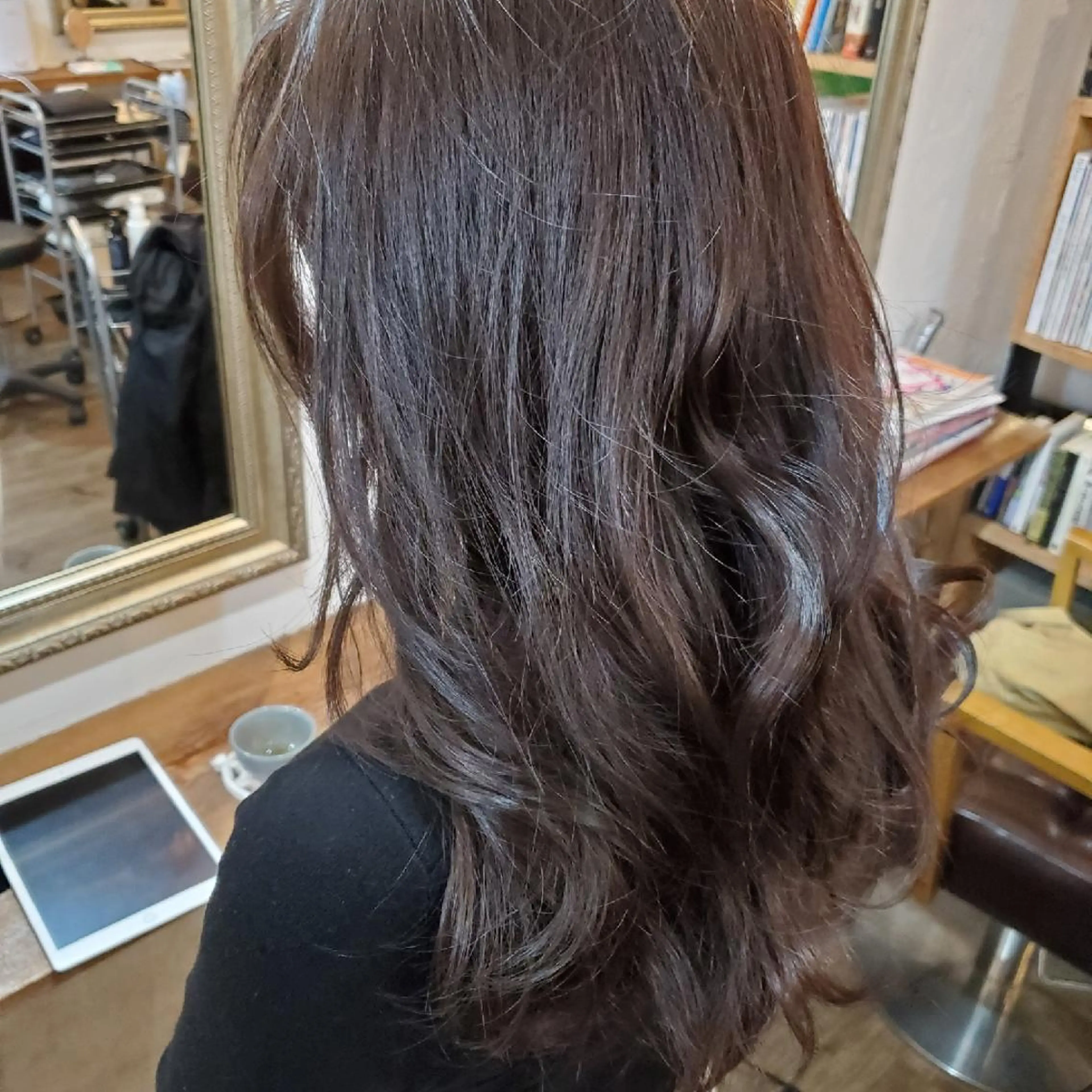 セミロング カラー カット ヘアカラー トリートメント フリーランス所属・韓国ヘア レイヤー くびれヘアMATSUのヘアスタイル