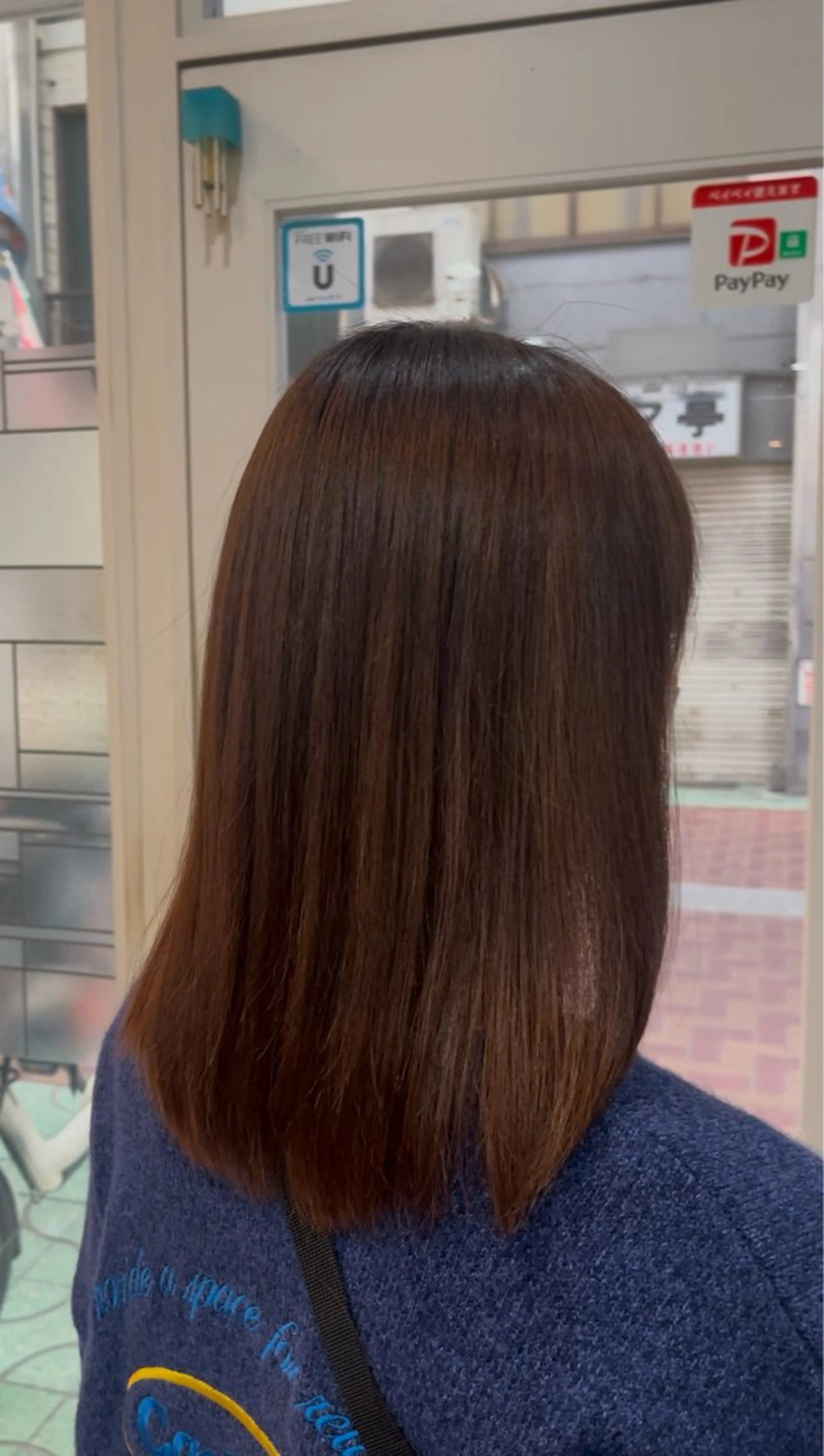 セミロング カット 縮毛矯正 艶髪🥣透明感カラー 🫧前田奈津実のヘアスタイル