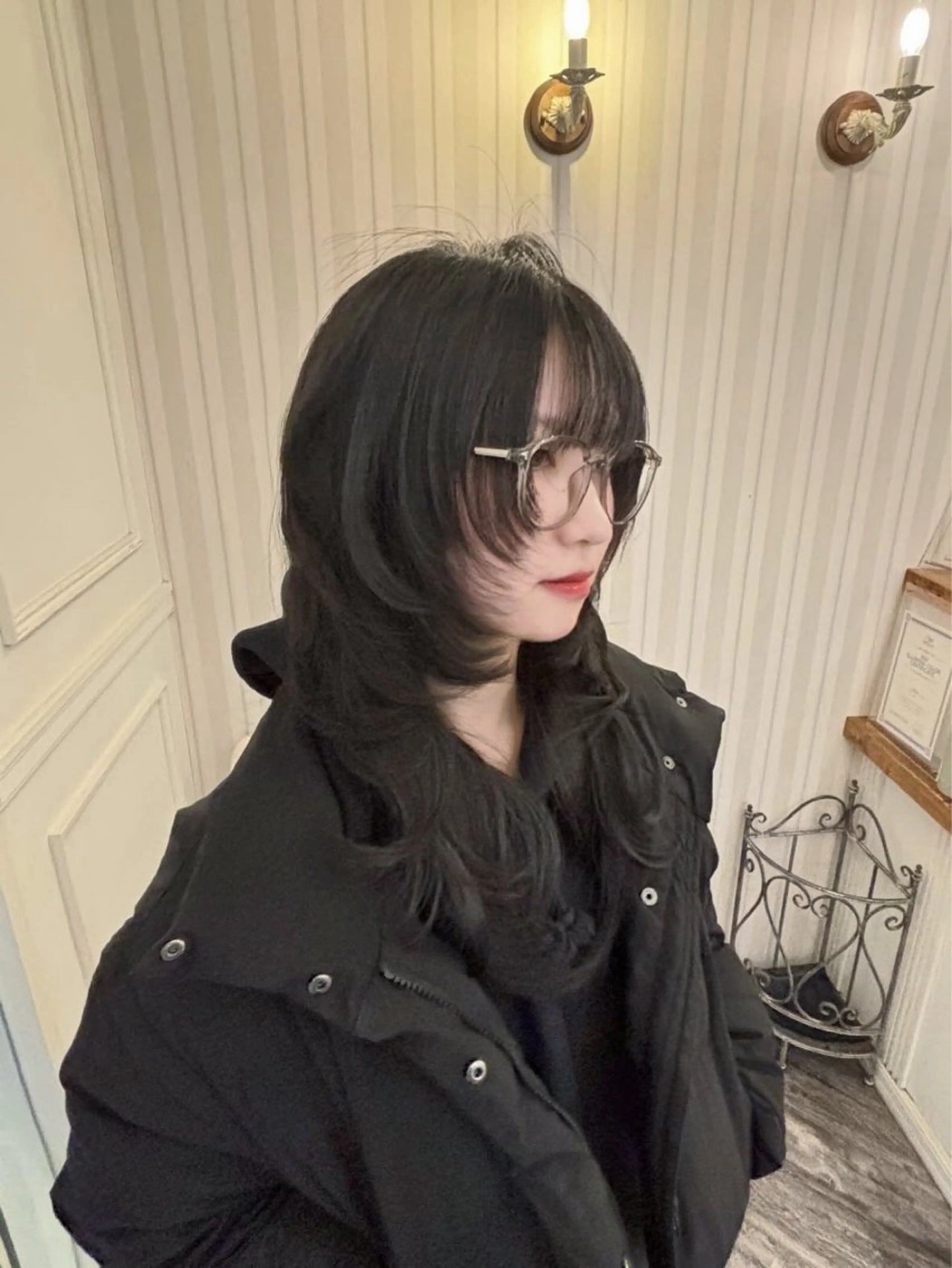 ロング Iris by artina所属・ウルフ/レイヤー/ 戸内໒꒱· ﾟのヘアスタイル