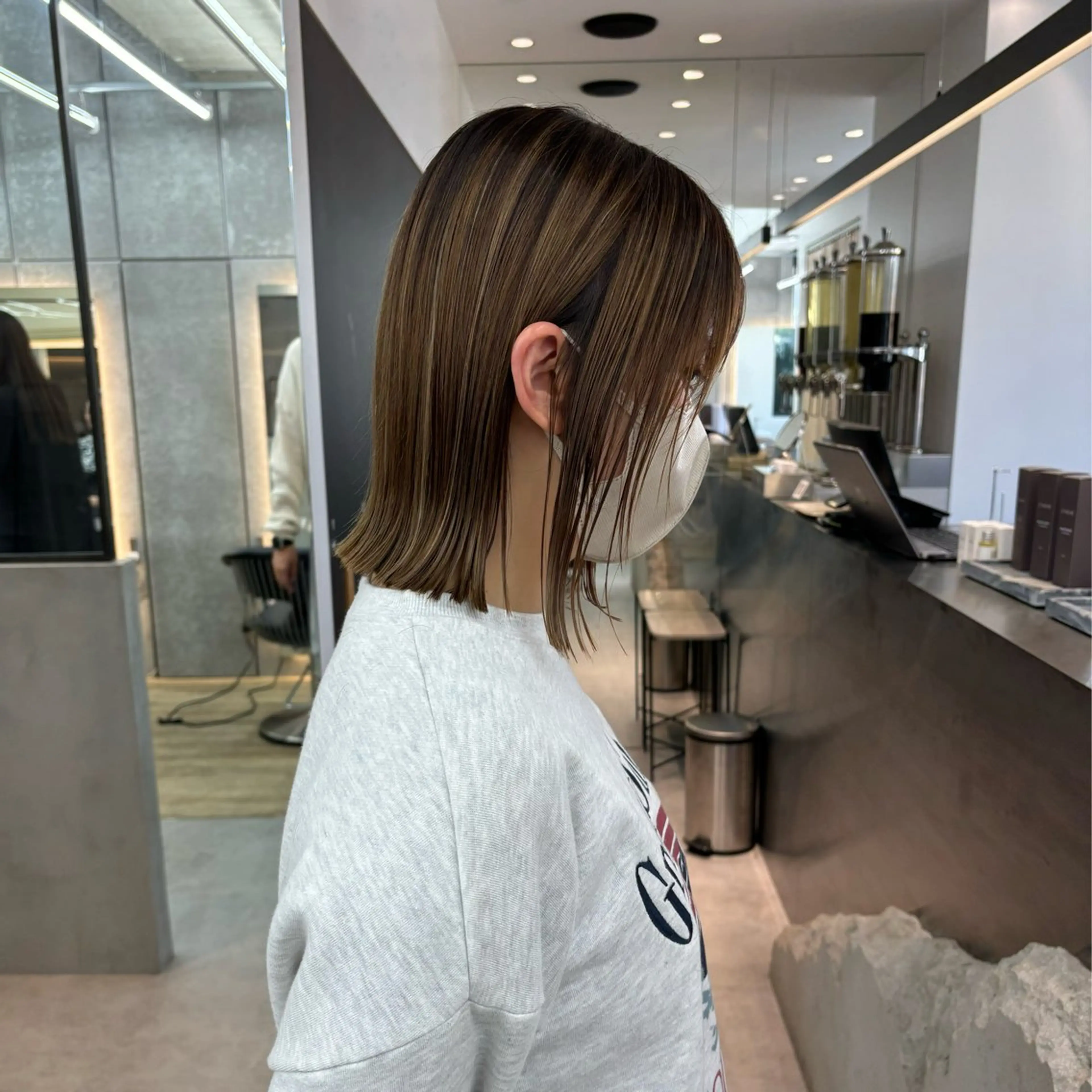 ミディアム 髪質改善/縮毛矯正/ 韓国ヘア/矢野のヘアスタイル