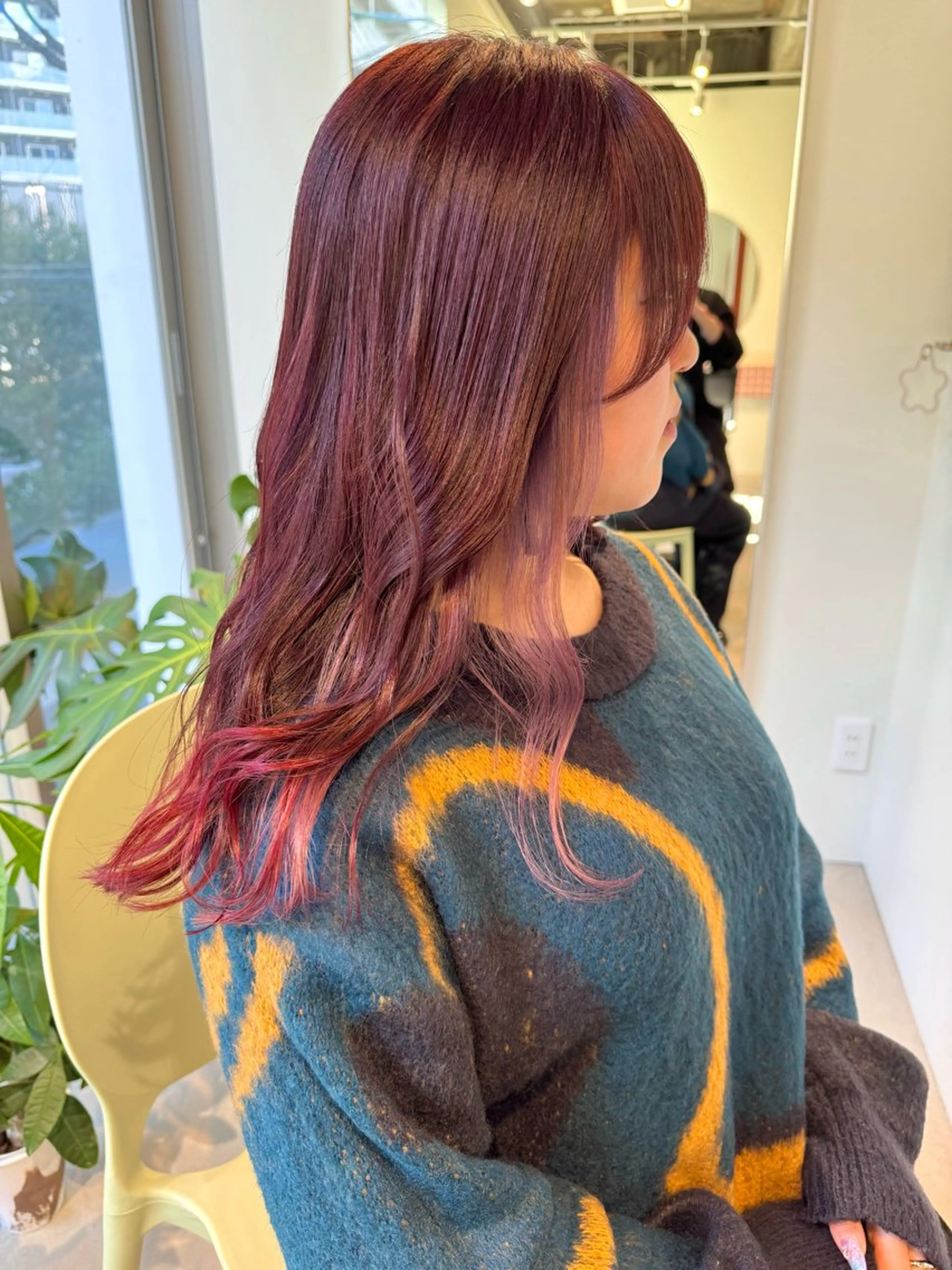 ロング カラー 切りっぱなしボブ ショートボブ アッシュ ベージュカラー グレージュ 髪質改善スペシャリス ト長尾勇弥/梅田中津のヘアスタイル