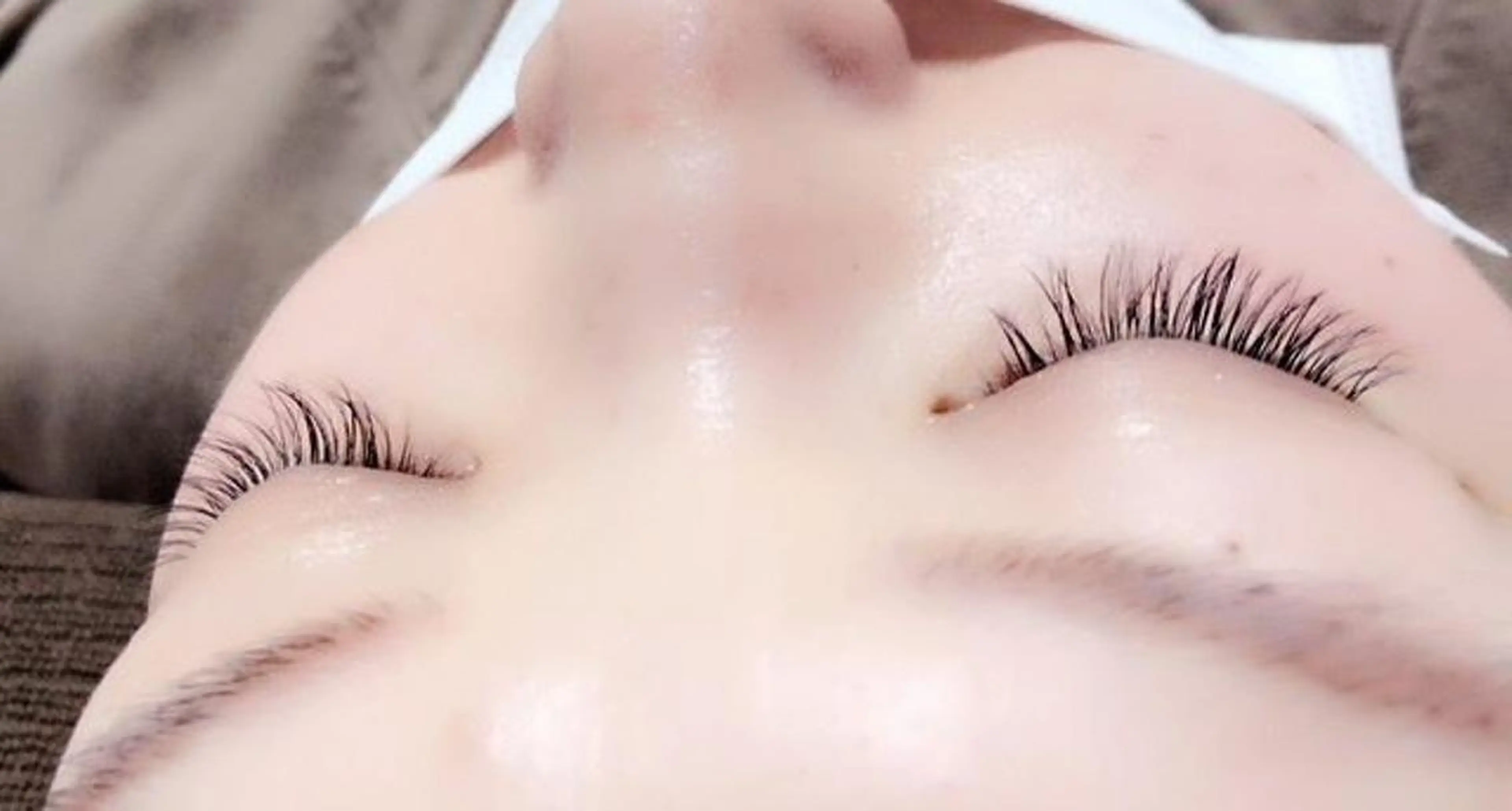 マツエク・マツパ ナチュラル 下まつげエクステ 一重×まつ毛パーマ ボリュームラッシュ 吉岡 ゆうなのマツエク・マツパデザイン