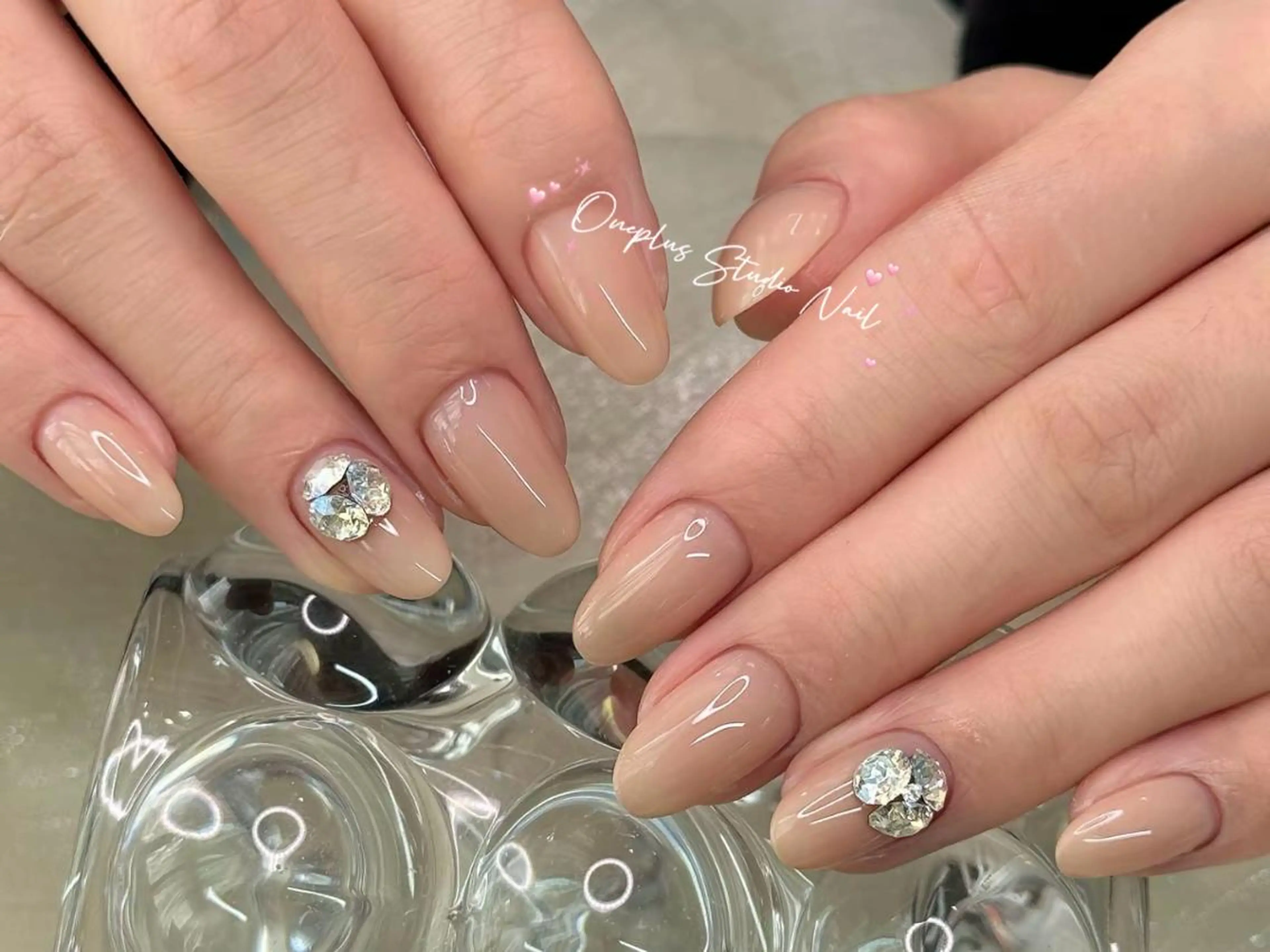 ネイル アニマル柄 ボルドー ブラウン フレンチネイル マグネットネイル haruka 🧸のネイルデザイン