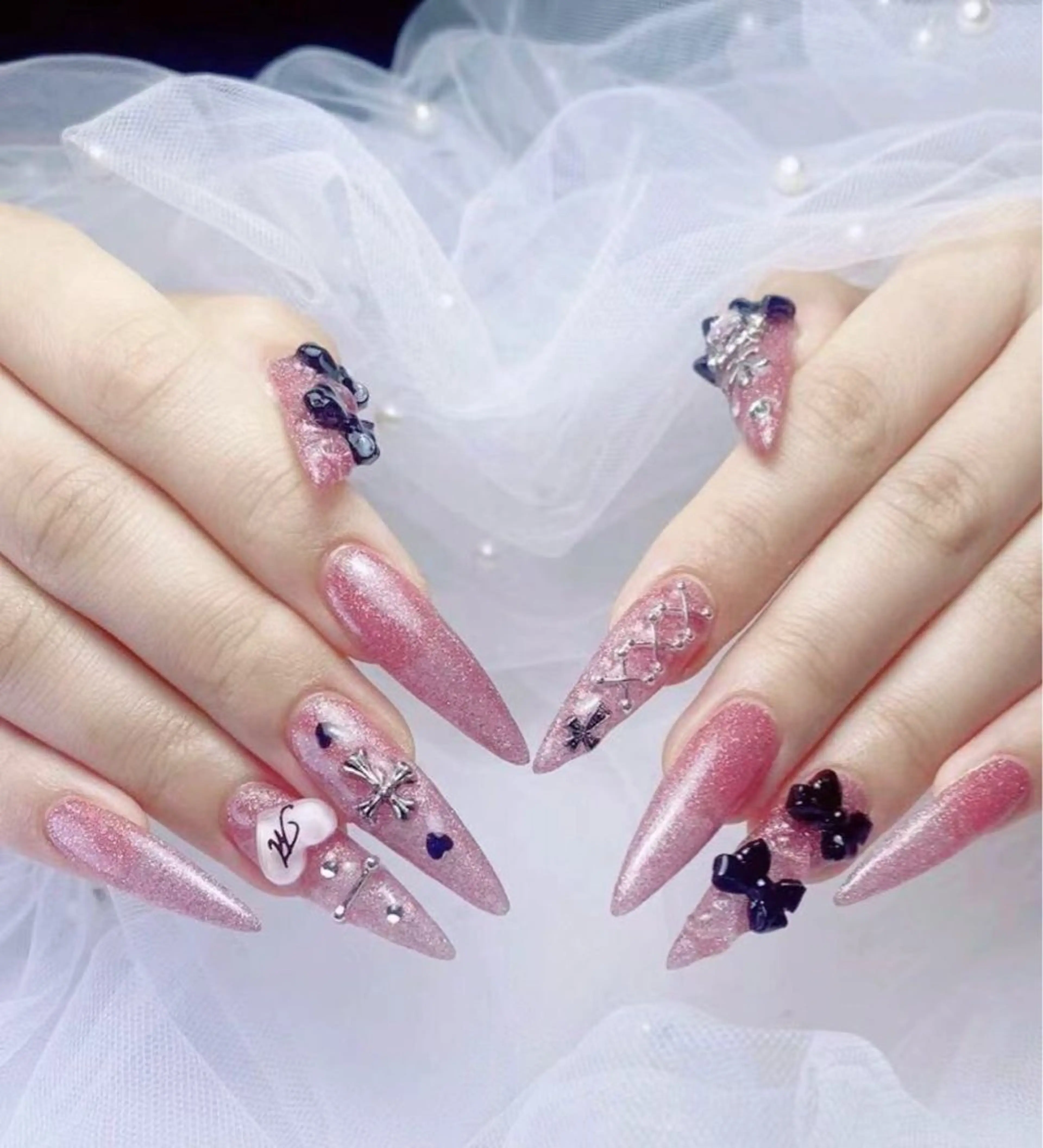 ネイル ハンドネイル 長さ出し専門パーツ jenniferのネイルデザイン