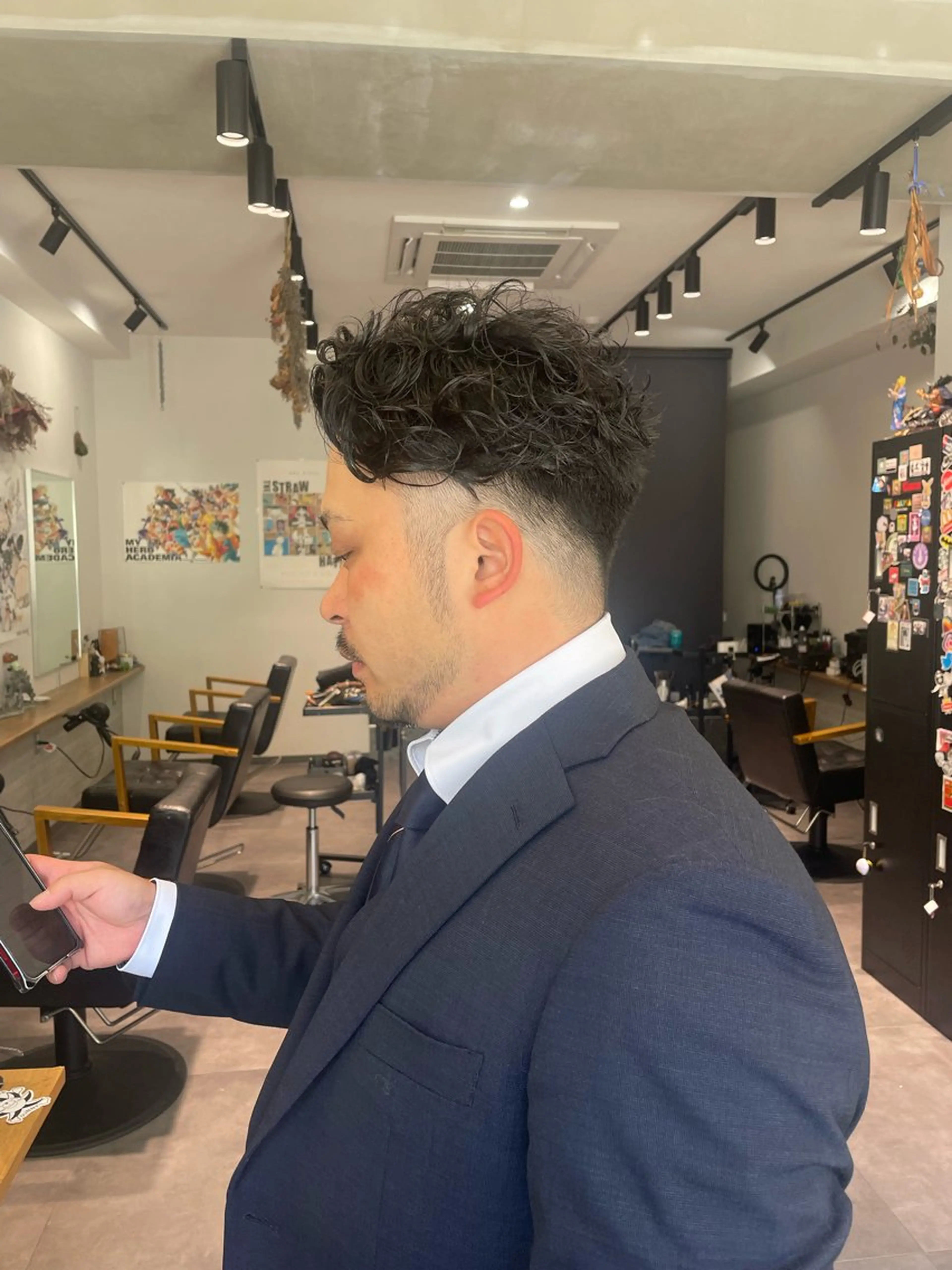 ショート パーマ 【guild】眞島 縮毛矯正のヘアスタイル