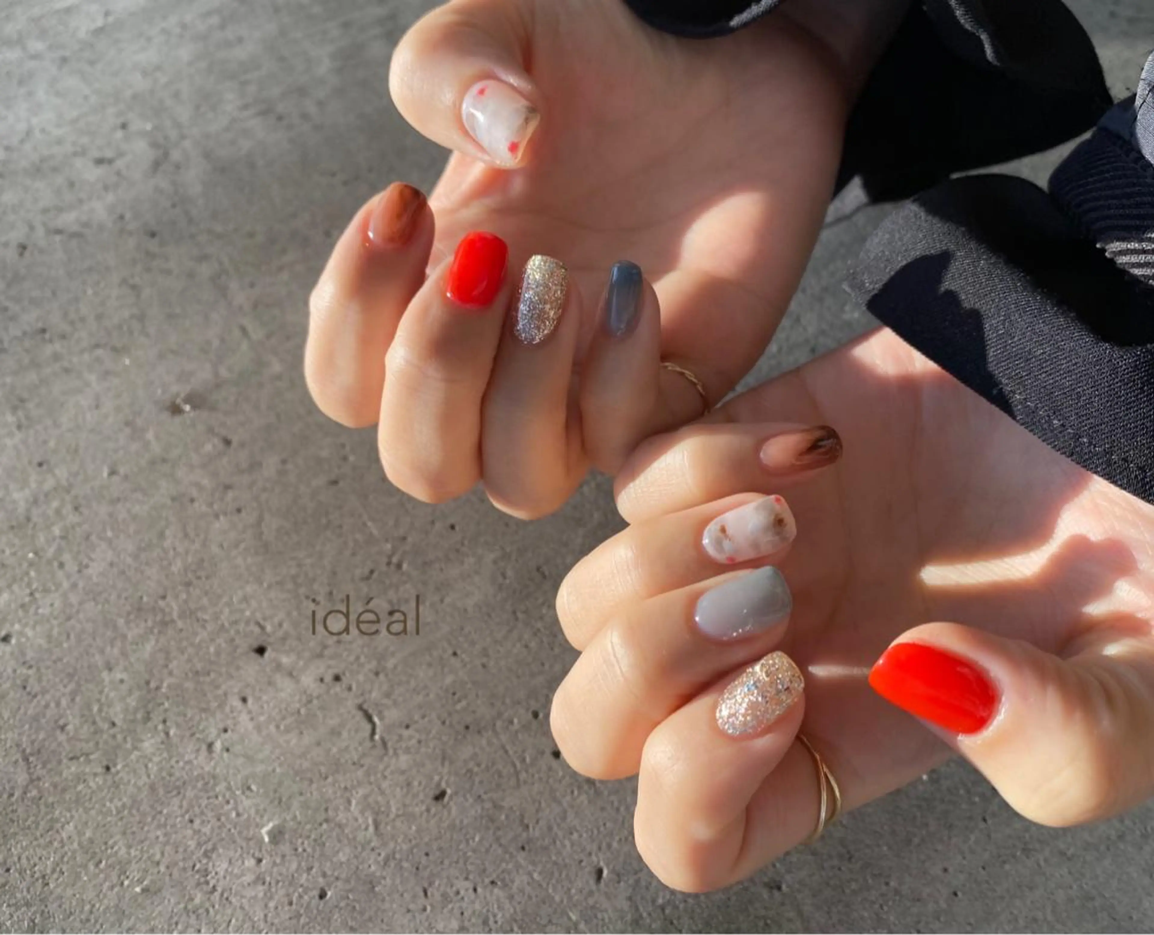 ネイル オレンジ ide. Mikiのネイルデザイン