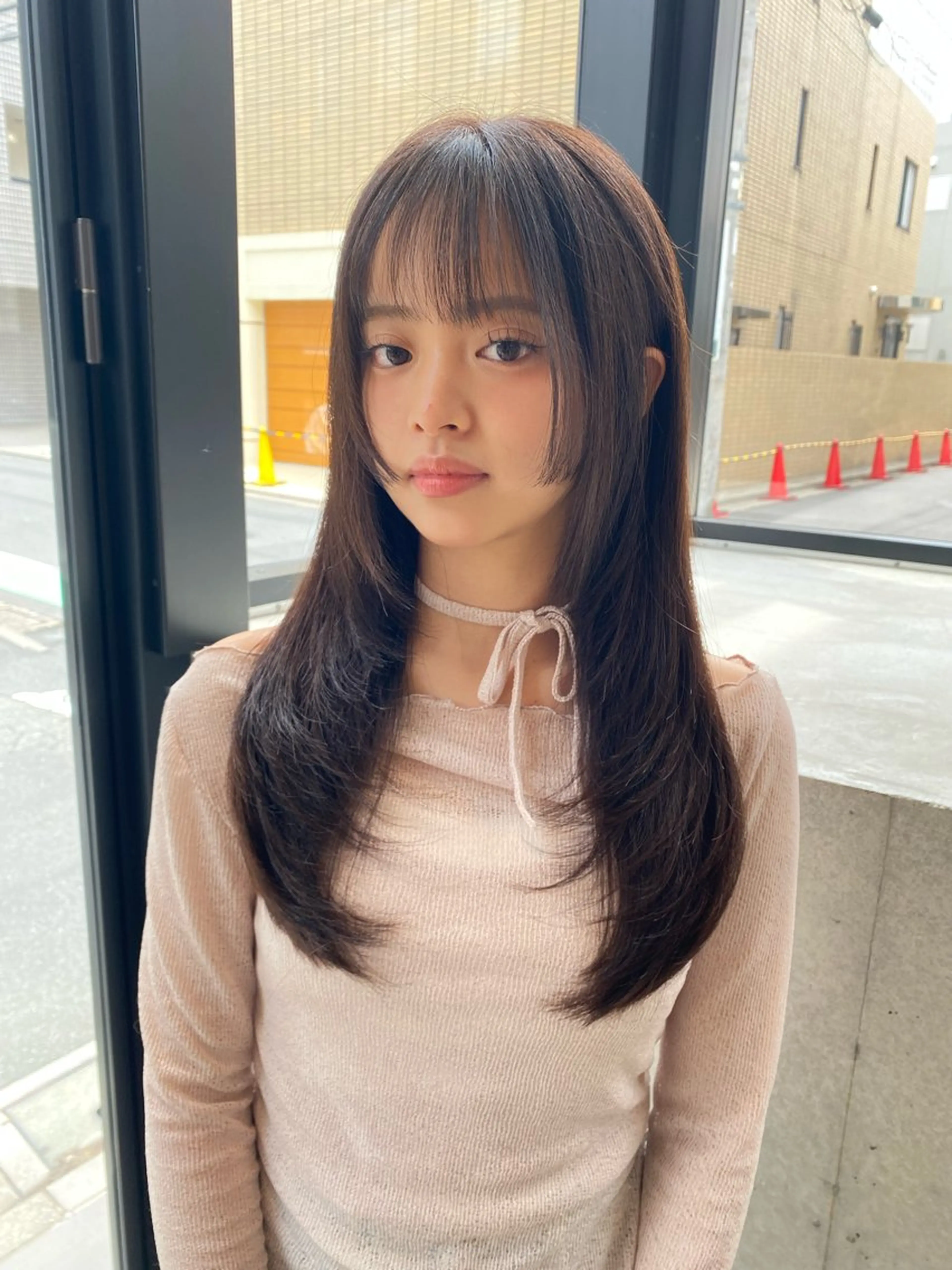 ロング カラー カット ヘアカラー トリートメント レイヤー/柔色 カラー/SAkiのヘアスタイル