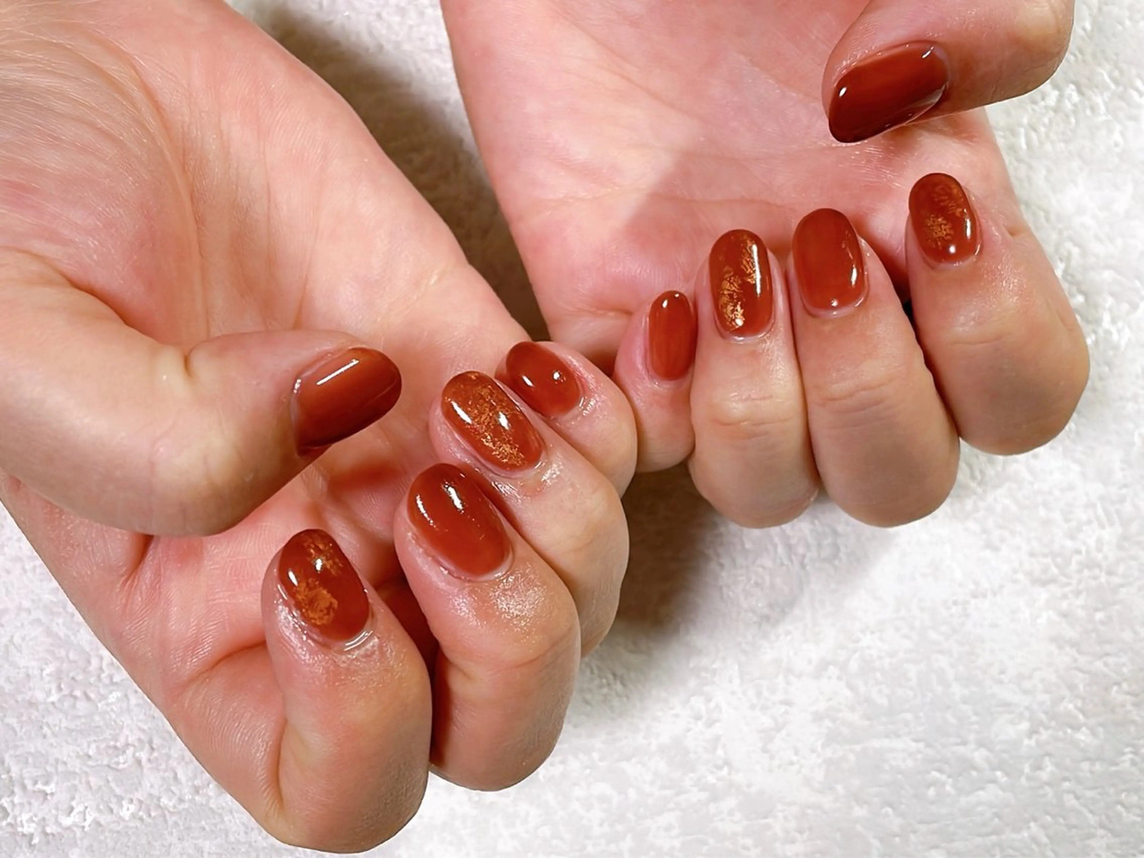 ネイル オーロラネイル フットネイル フレンチネイル ジェルネイル 韓国ネイル ハンドネイル kiki nail 二子玉川のネイルデザイン