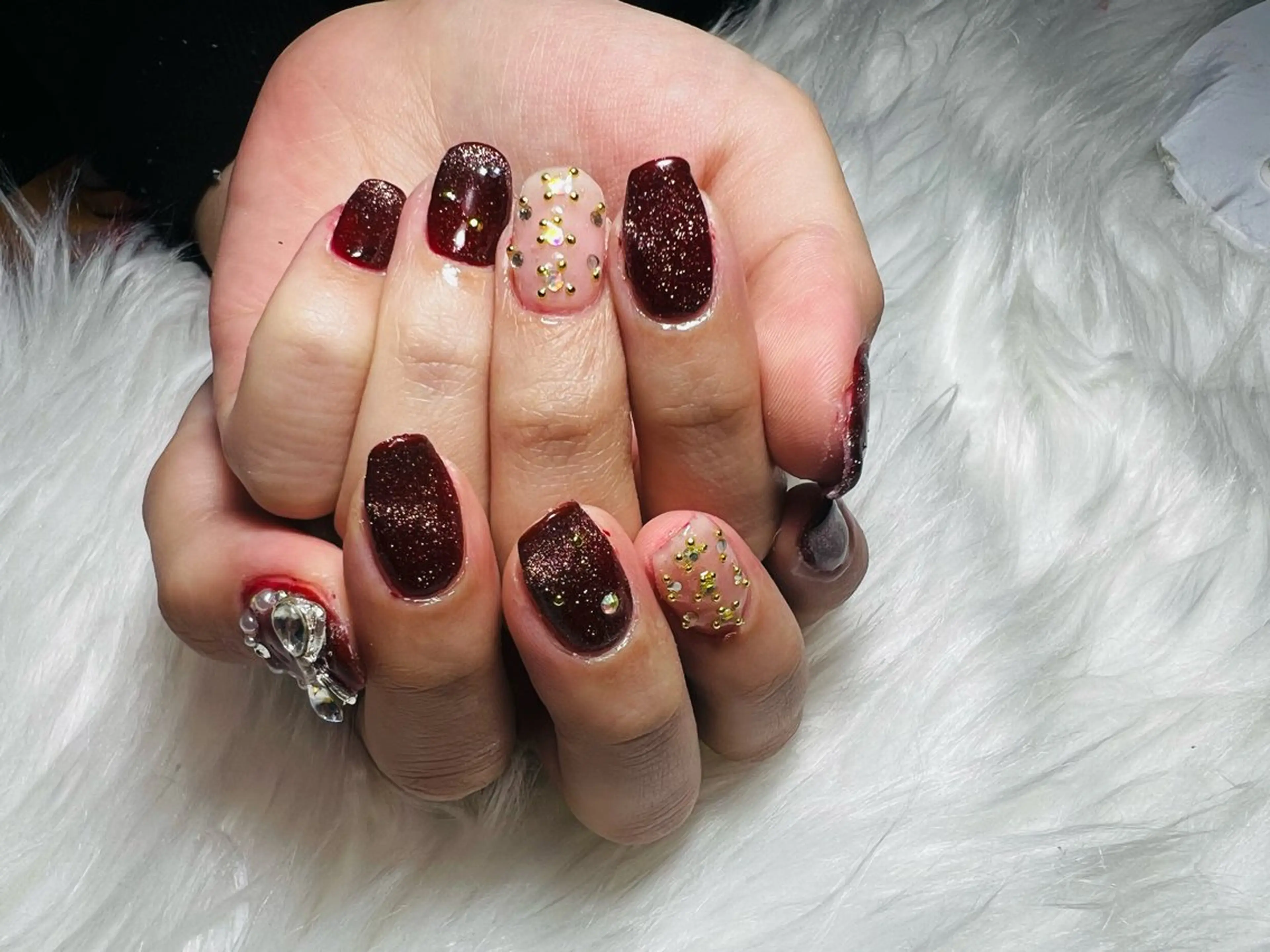 ネイル 冬ネイル クリスマス Ruana Nailのネイルデザイン