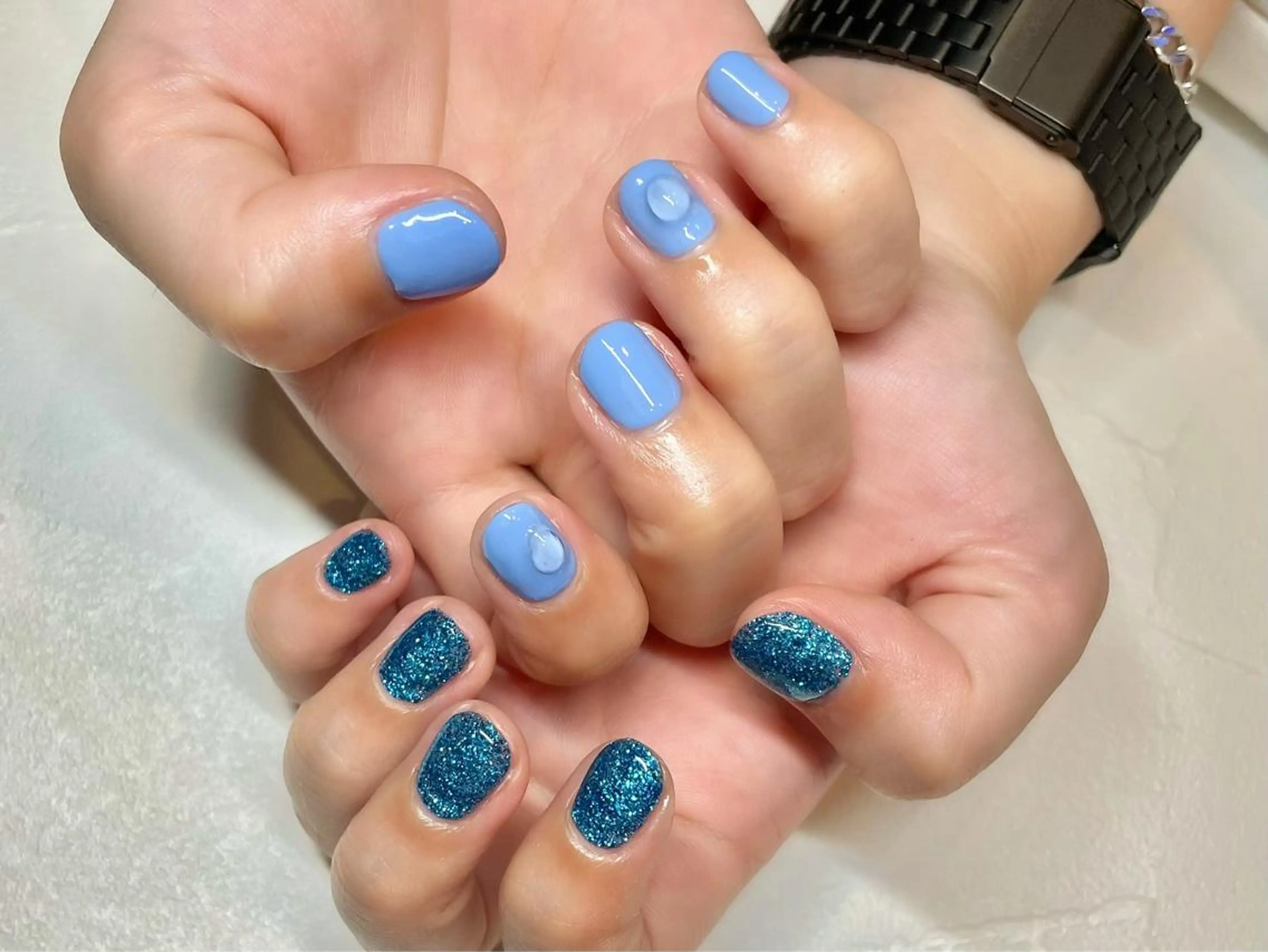 ネイル ワンカラーネイル ささき れいなのネイルデザイン