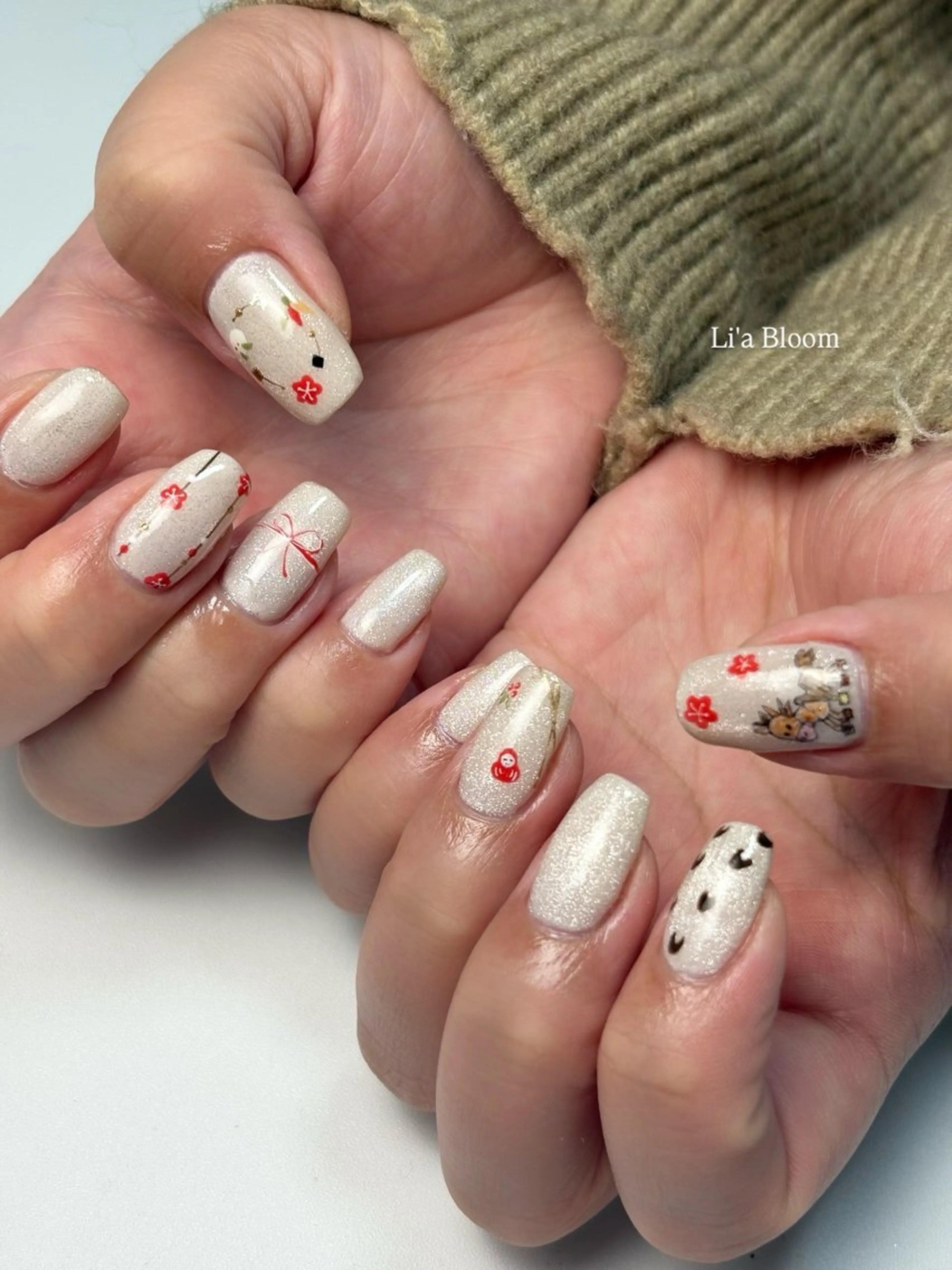 ネイル ハンドネイル Li'a Bloom所属・🦋🤍 madoka🤍のネイルデザイン