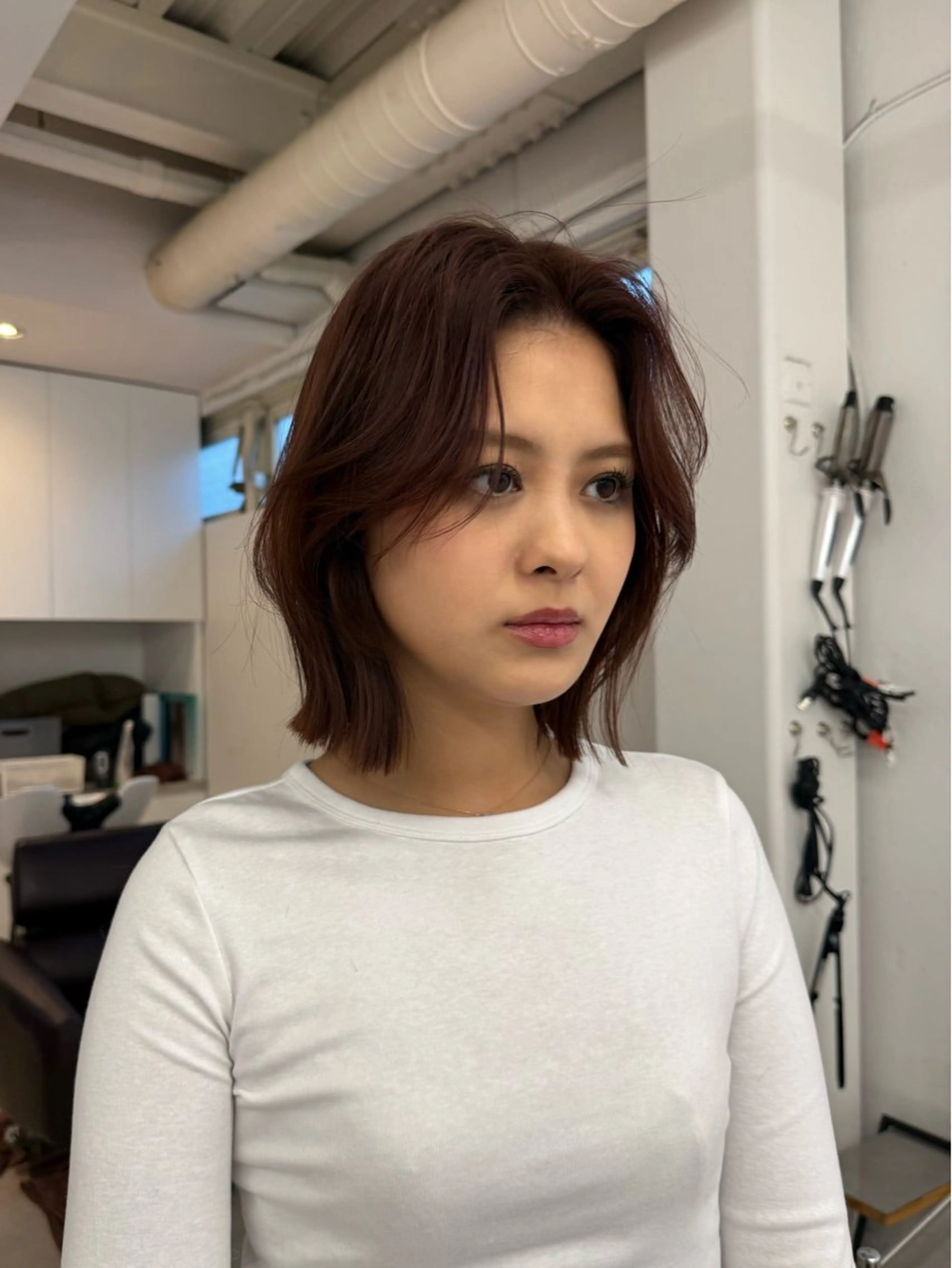 ミディアム カラー ヘアアレンジ ヘアカラー トリートメント 🦠デザインカラー/ 魚瀬あおい🦠のヘアスタイル