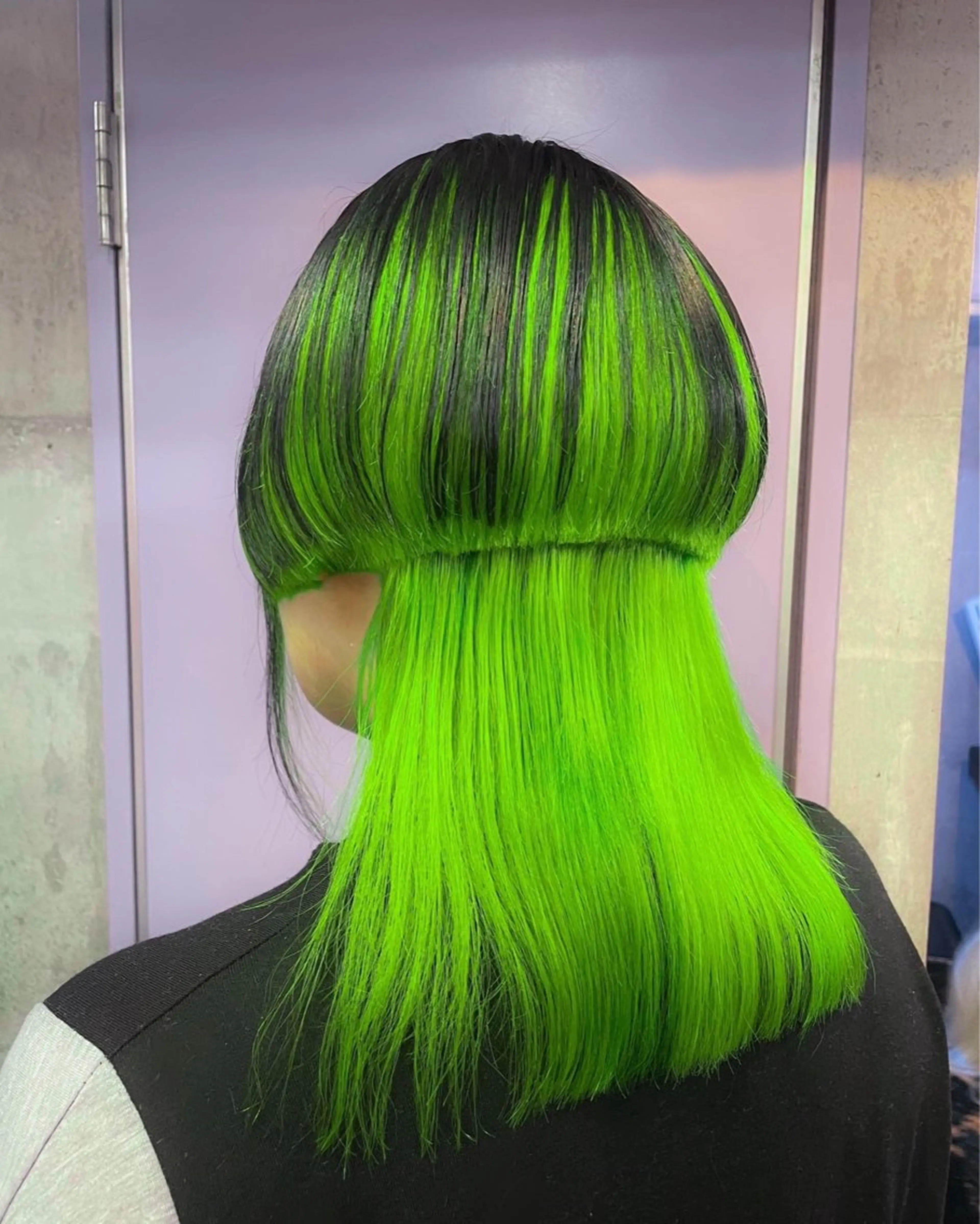 セミロング ヘアカラー ハイトーン/ブリーチ /ウルフ⛓️MAKIのヘアスタイル