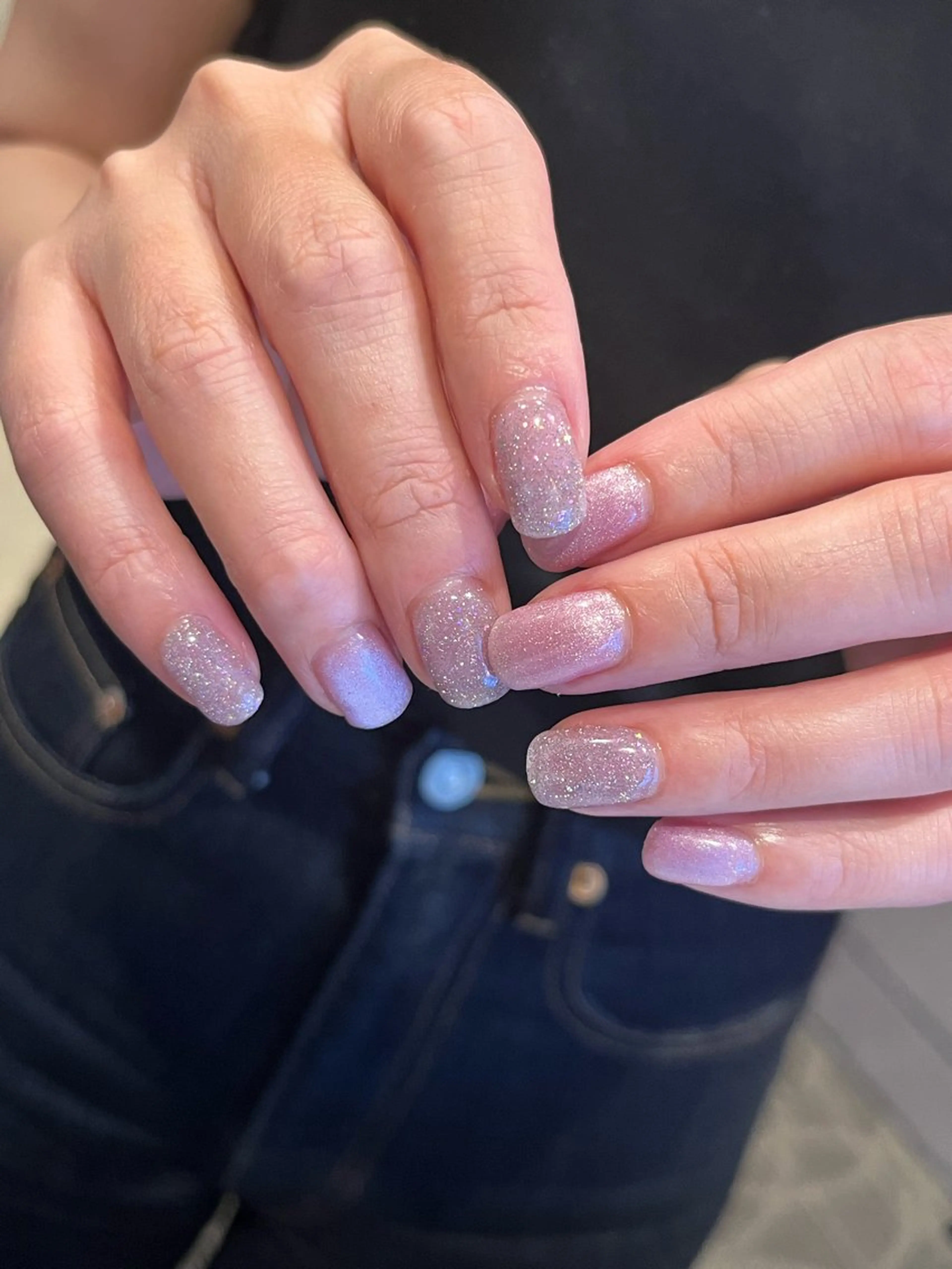 ネイル フラッシュネイル マグネットネイル ハンドネイル Nobody_ Mikieのネイルデザイン