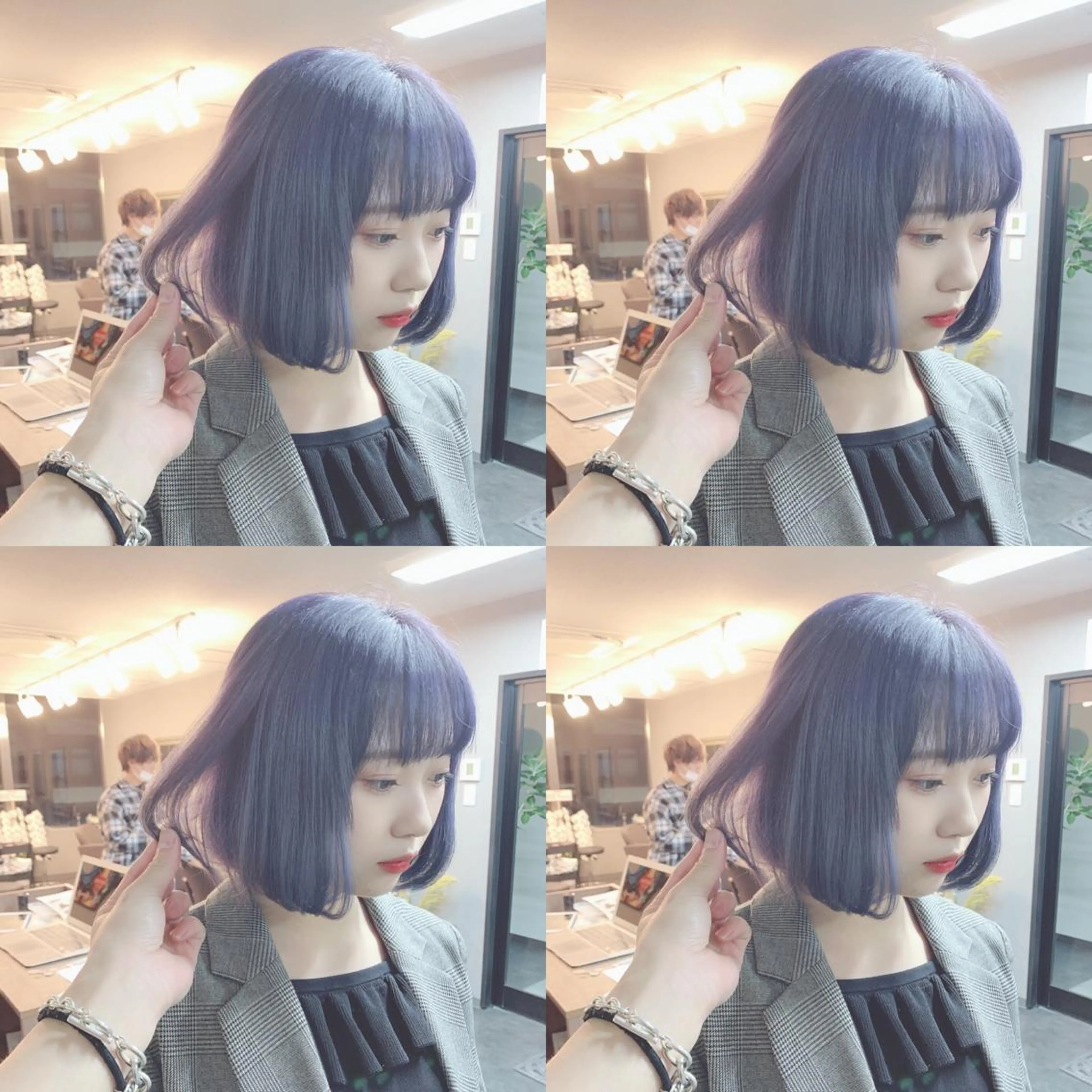 ミディアム ヘアカラー Selene hair OSAKAのヘアスタイル