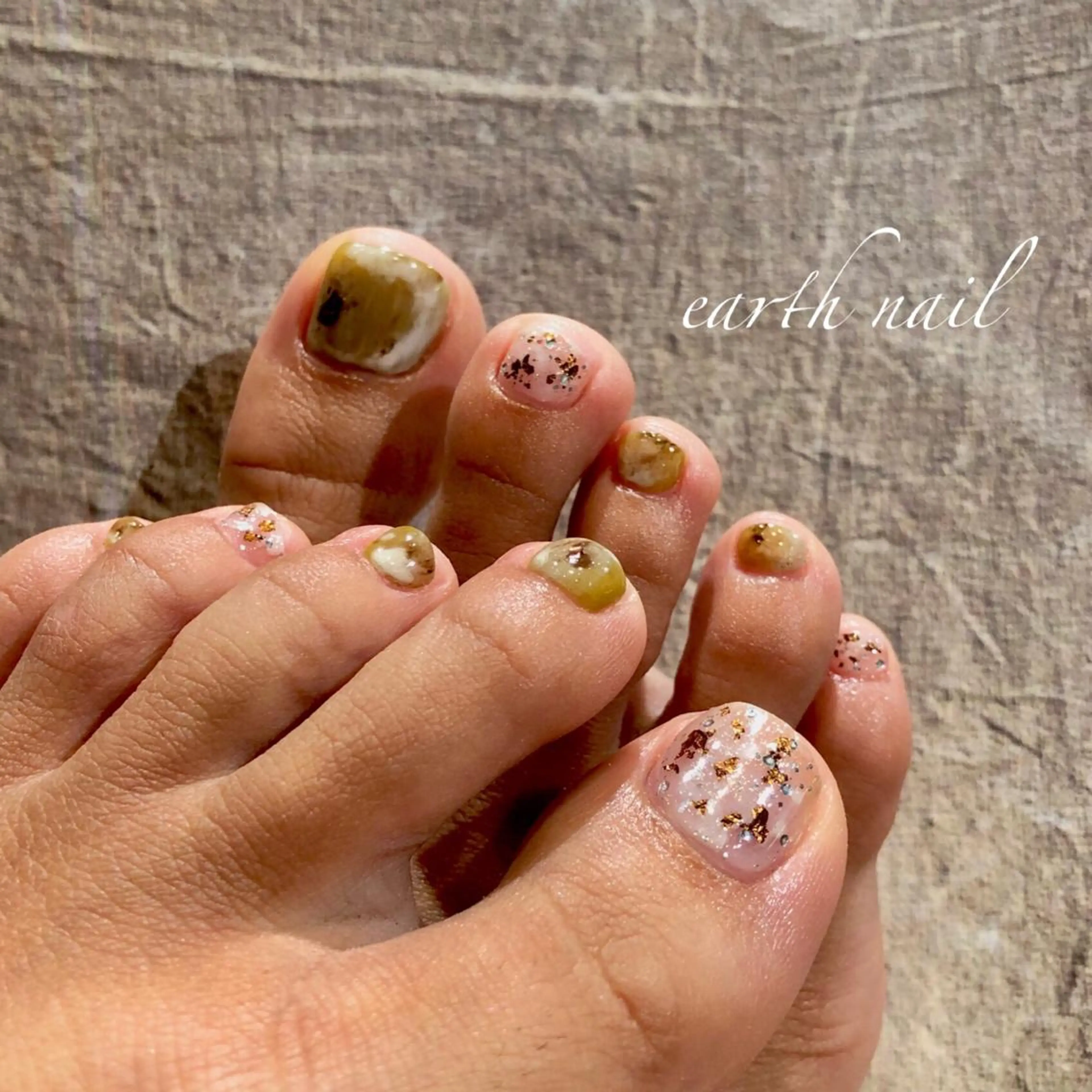 ネイル フットネイル 🧁🥕 asukaのネイルデザイン