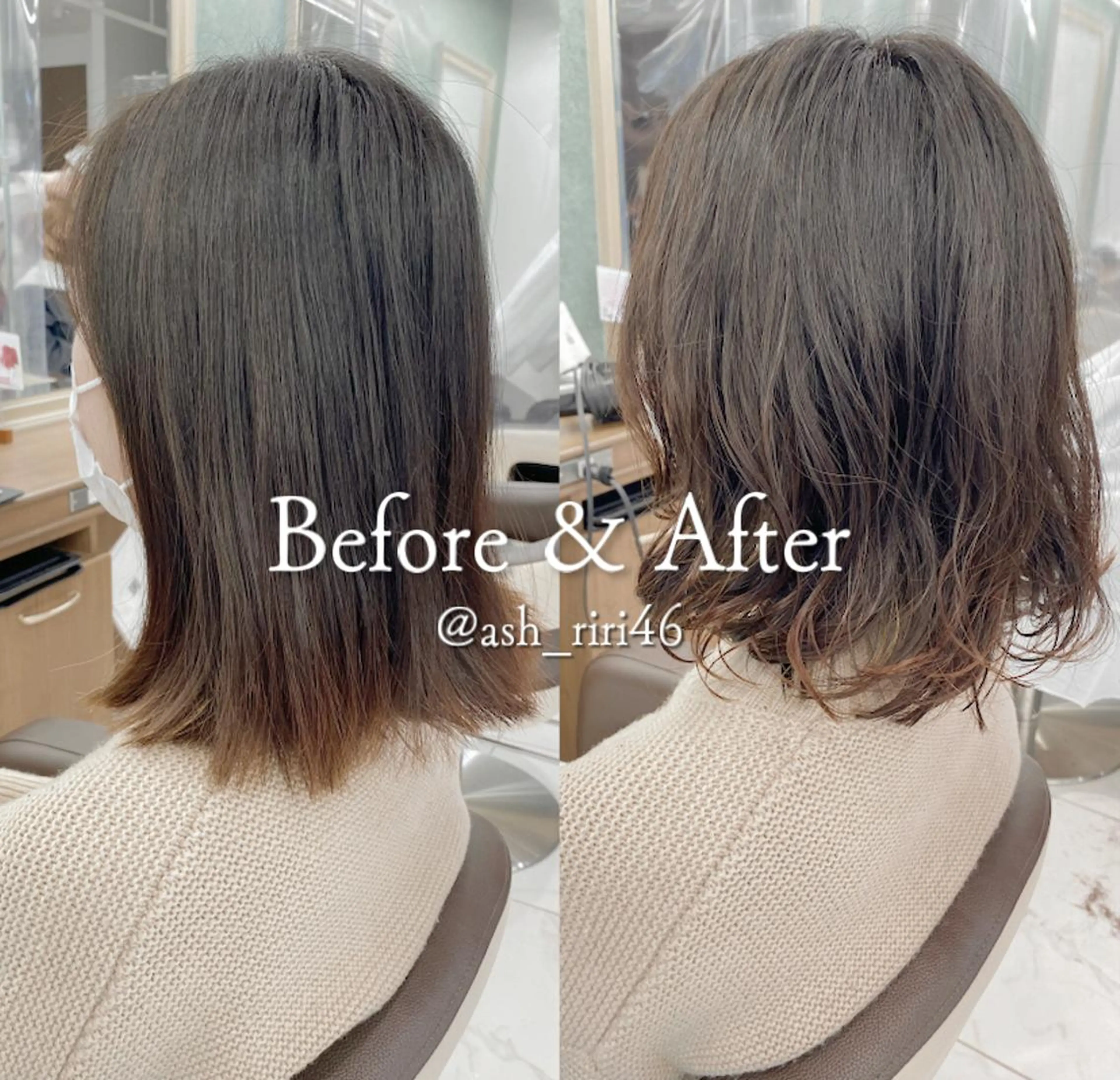 ミディアム パーマ ミディアムパーマ デジタルパーマ 西山梨々【12/1〜 産休を頂きます🎀】のヘアスタイル