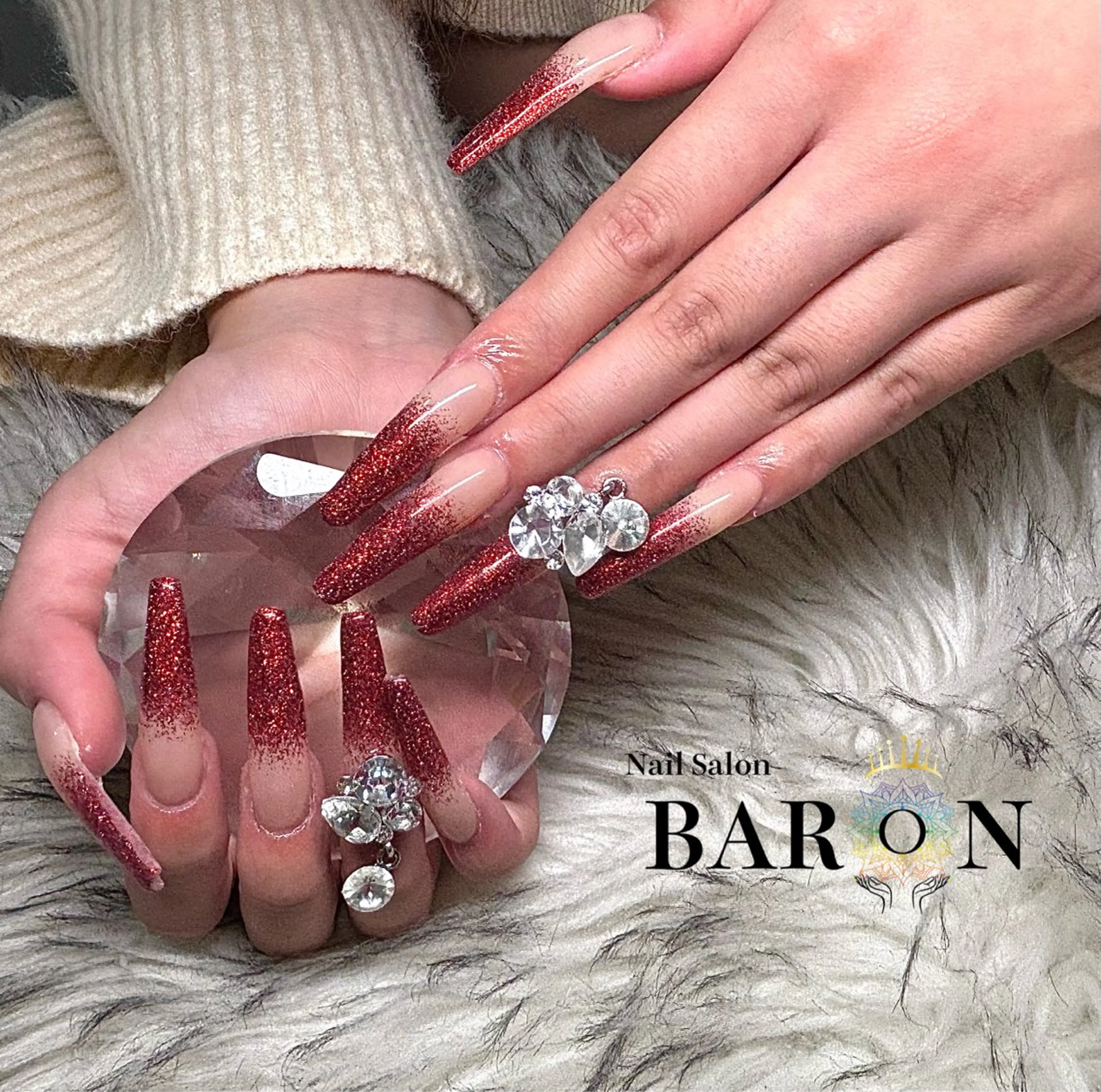 🤍最先端スカルプワンカラーorラメグラ🤍オフなし（パーツ代別途）　❤︎指名料込みの写真