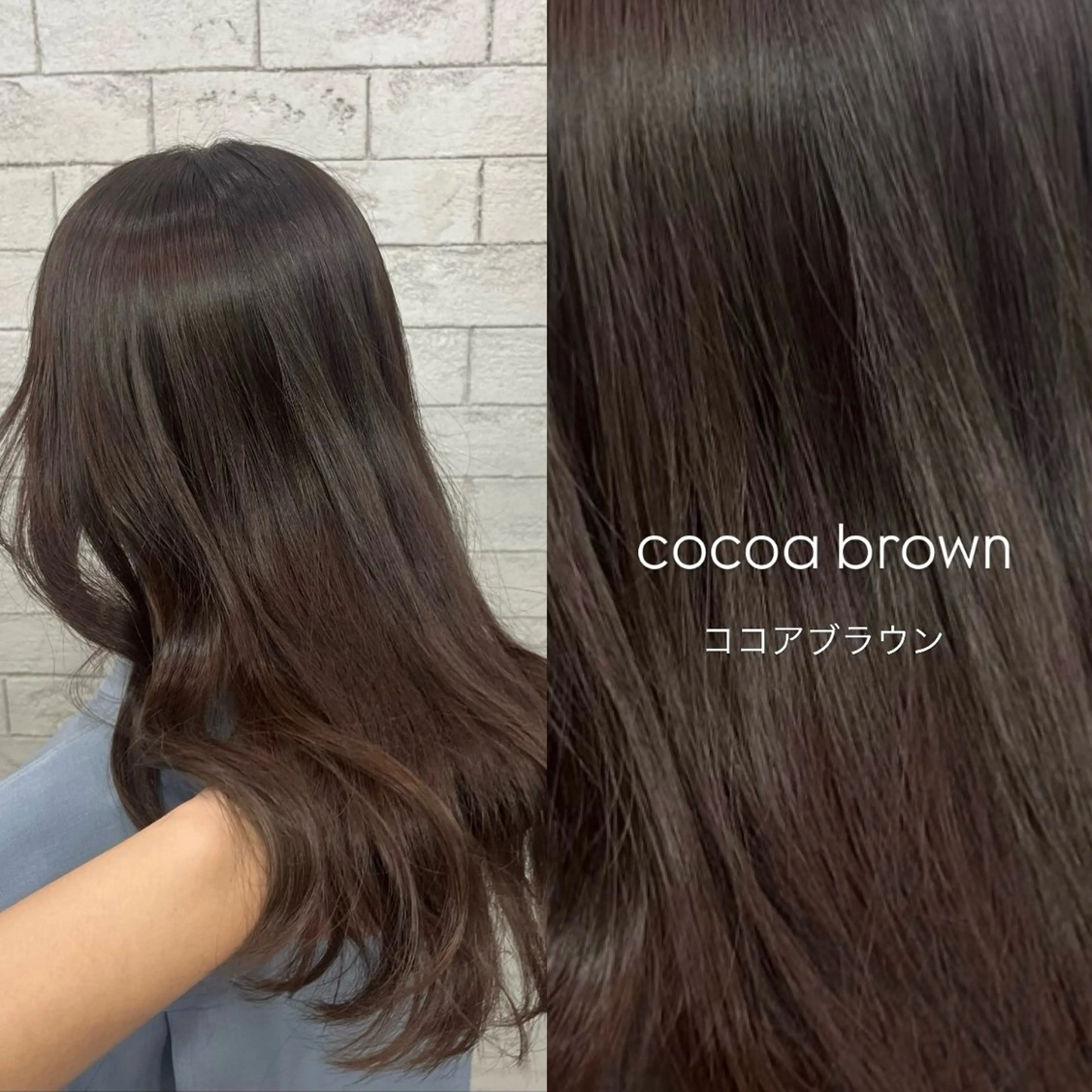 ロング カラー ブリーチ ブラウンカラー ココアブラウン ブリーチなしカラー 🫧ハイトーン/ ペールカラー🕊♡雛のヘアスタイル