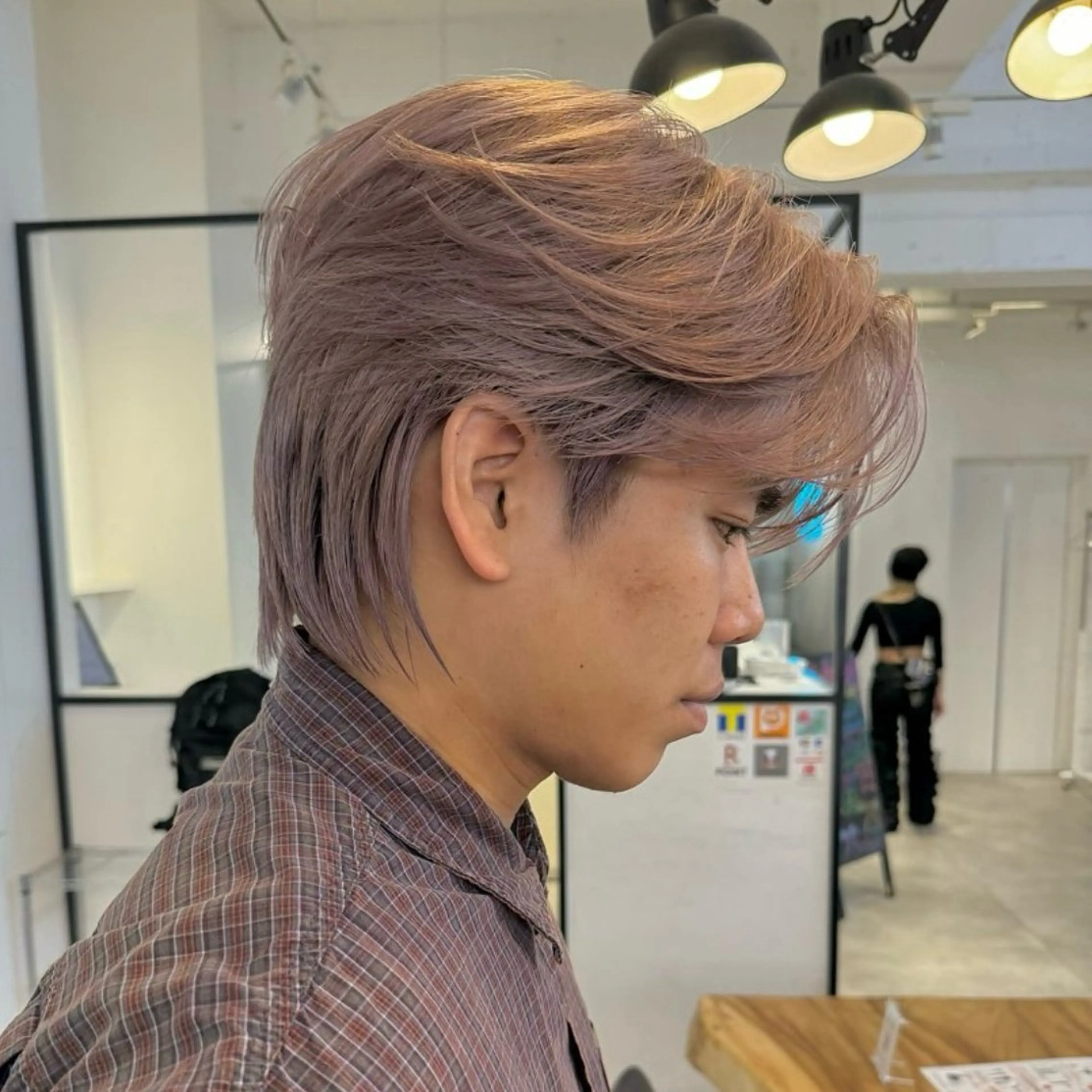 ショート カラー メンズ カット ヘアカラー ハイトーン/パーマ/ メンズ / 櫻本🌐のヘアスタイル