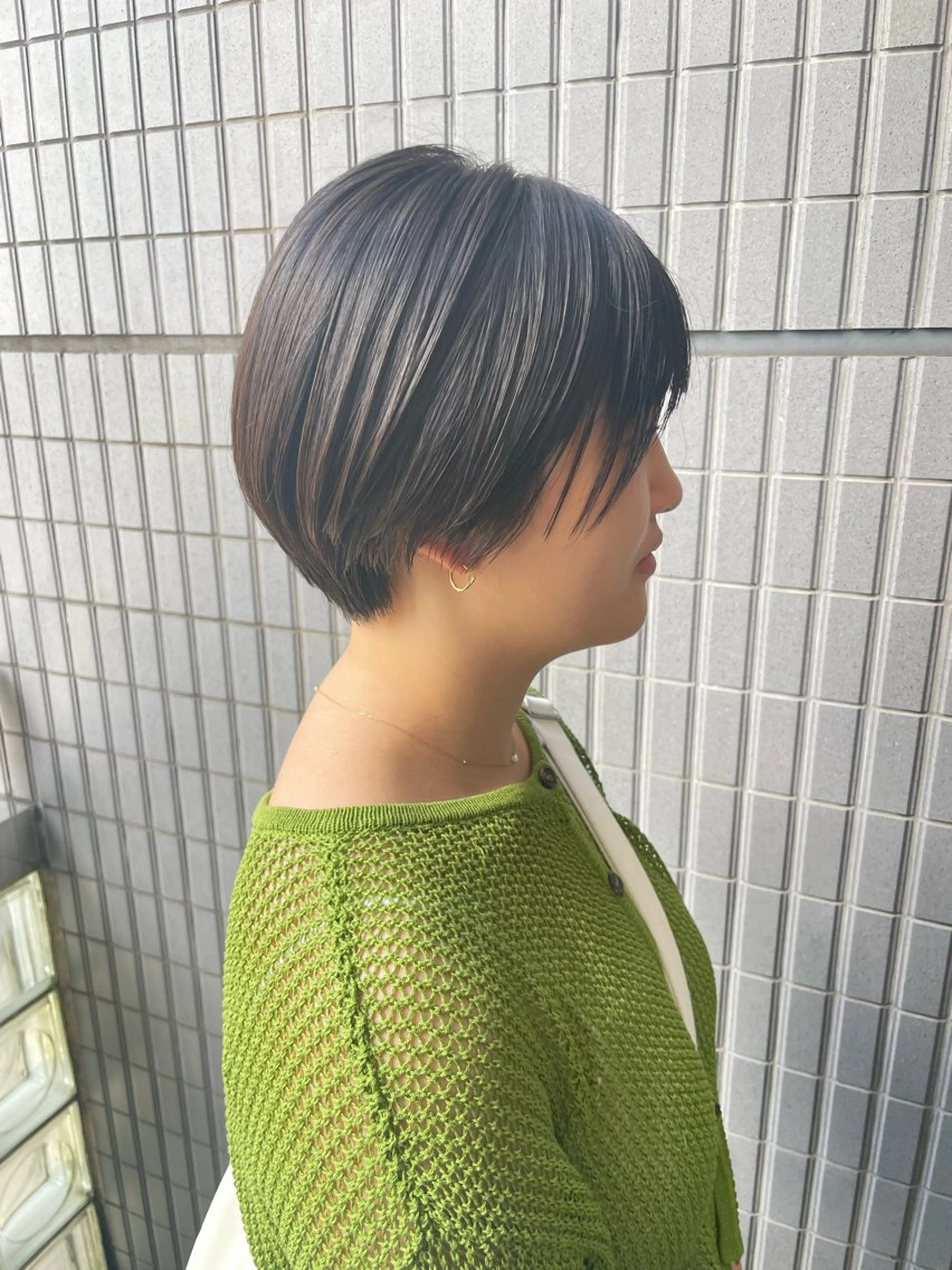 ショート カラー カット ヘアカラー 野町好花 レイヤー/髪質改善のヘアスタイル