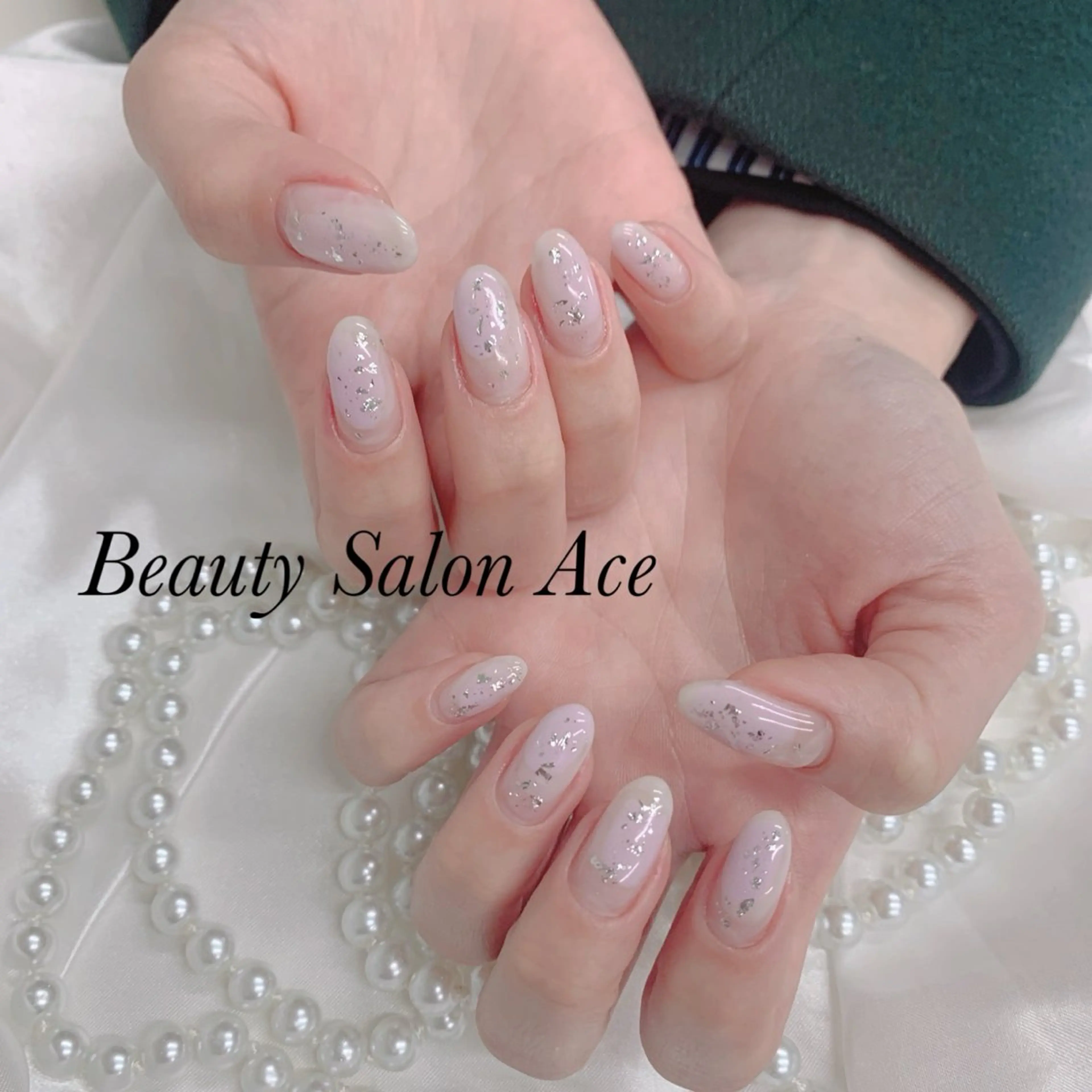 ネイル ニュアンスネイル Beauty Salon Ace（ネイルサロン　エース）所属・池袋フィルイン Ace♡長さだしのネイルデザイン