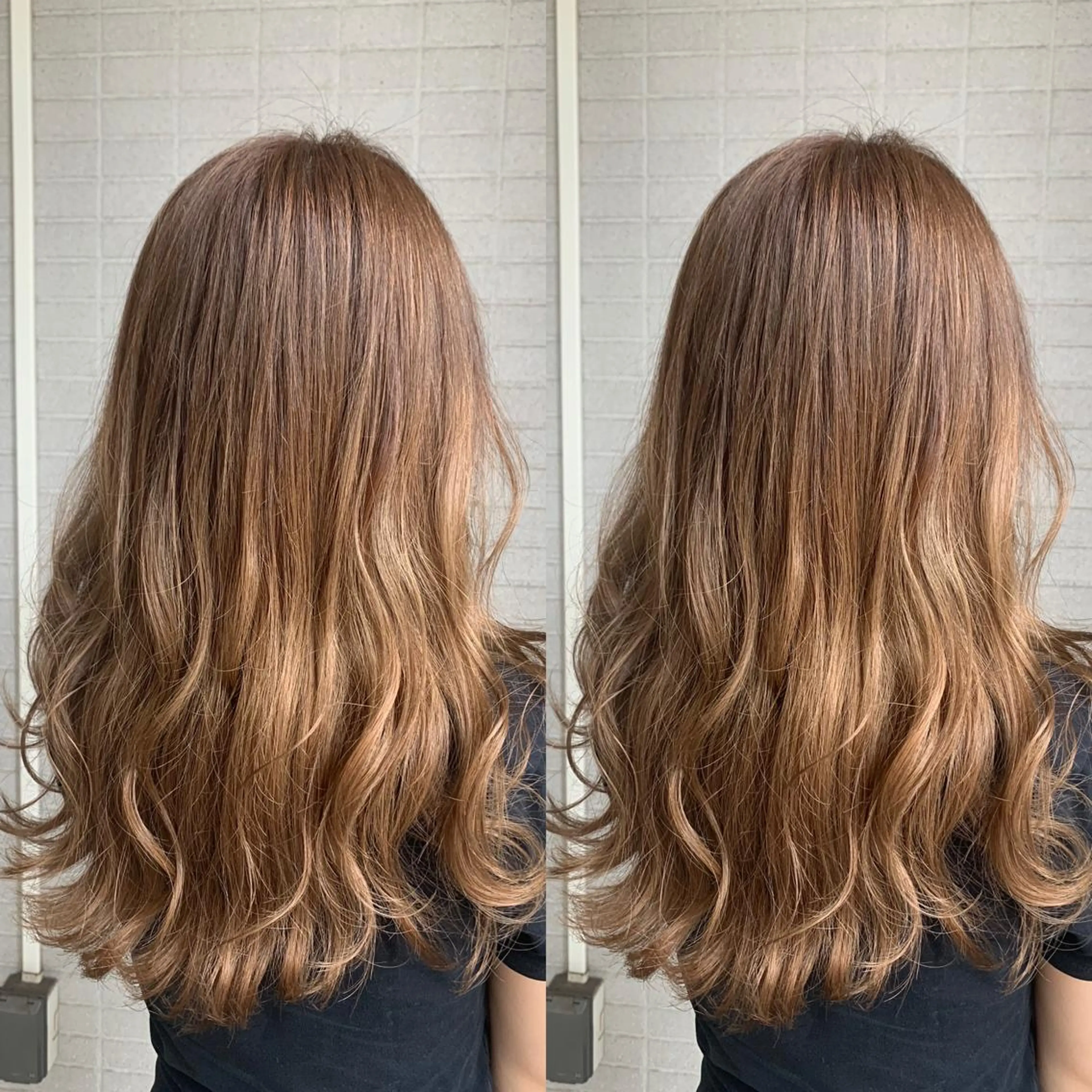 ロング カラー 髪質改善 頭身浴/ 中田のヘアスタイル