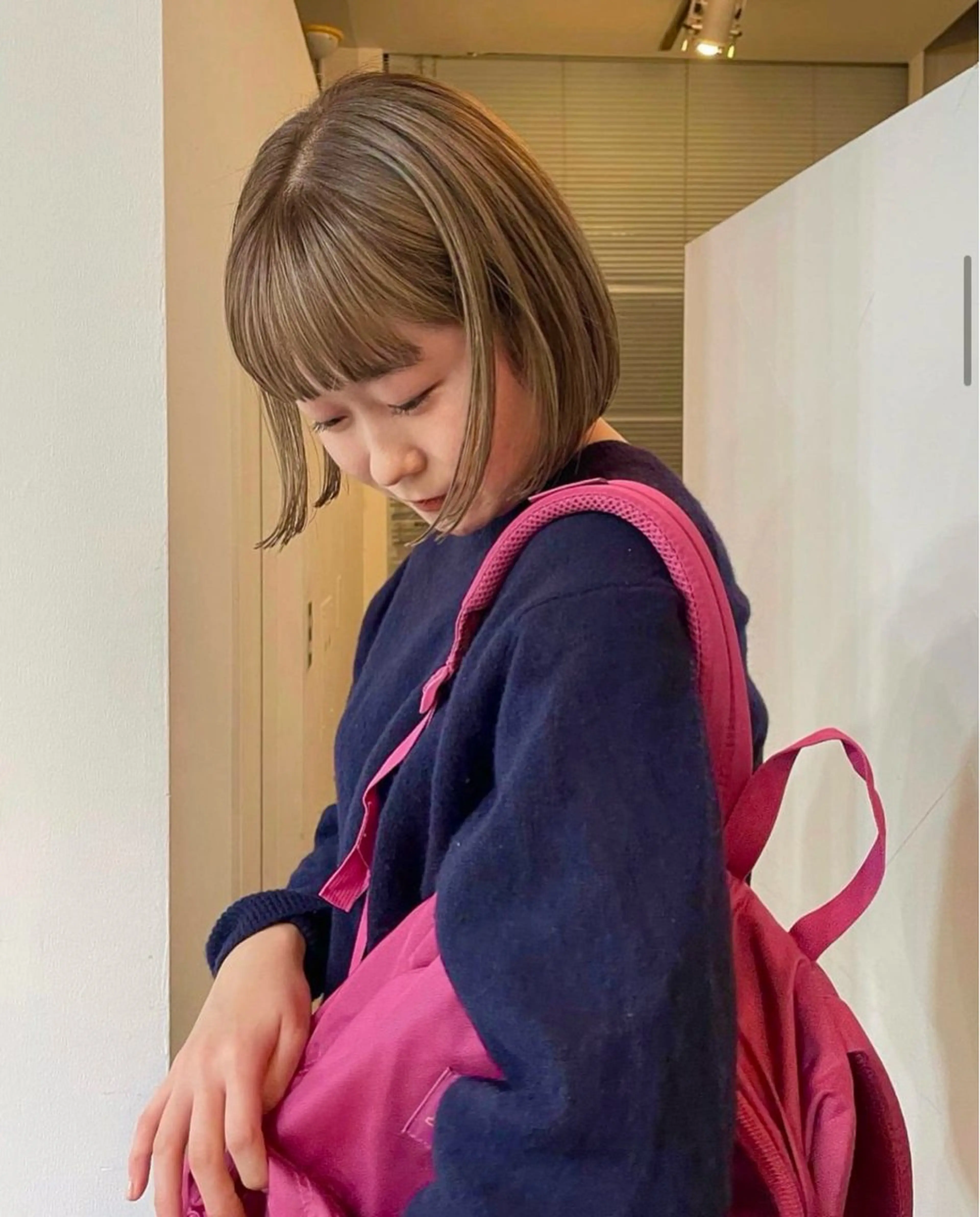 ショート カラー カット ヘアカラー トリートメント chiharu ボブ/レイヤーのヘアスタイル