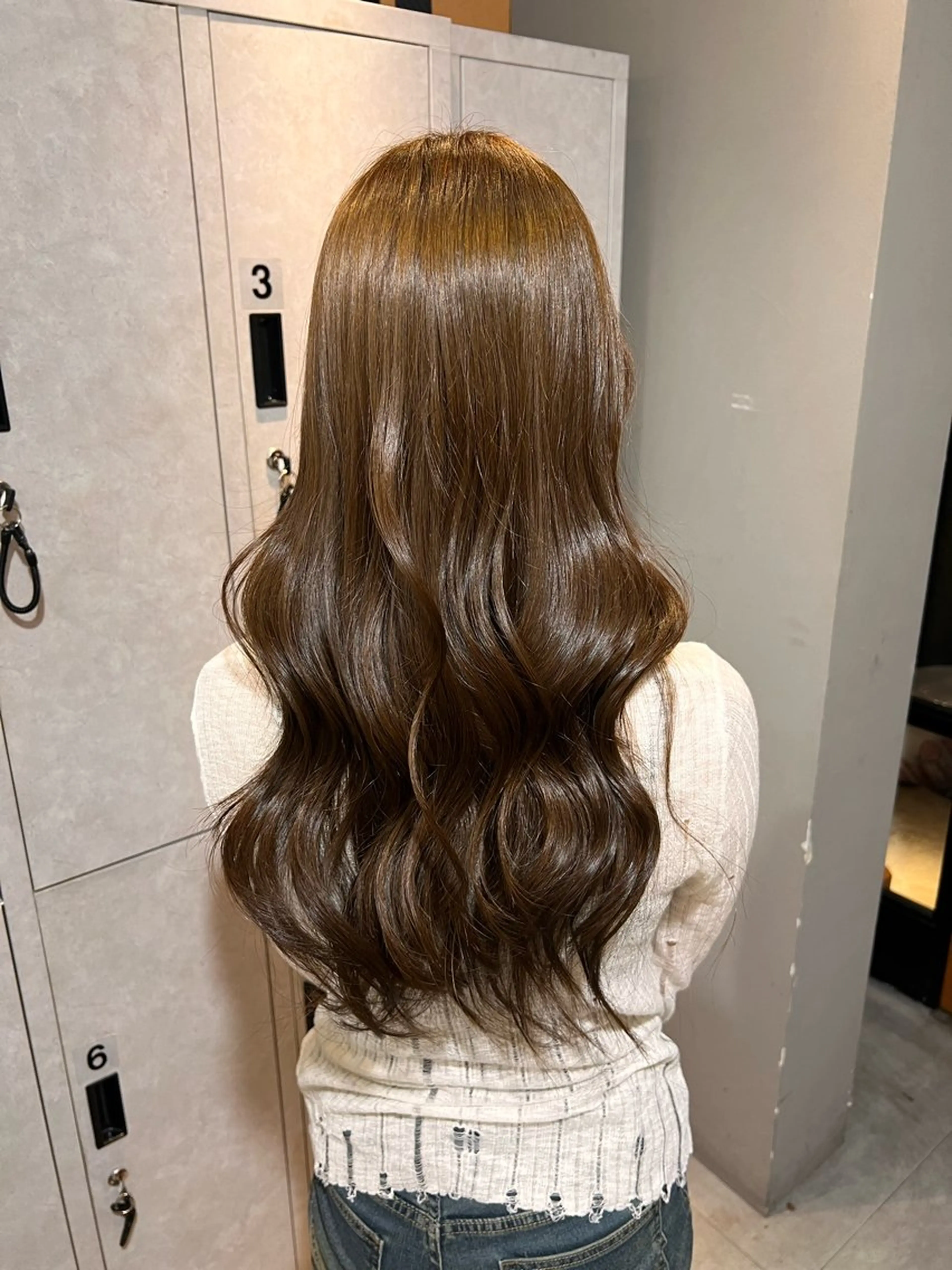 ロング カラー ヘアカラー トリートメント ioe/髪質改善/ カラー/いしなべさえのヘアスタイル