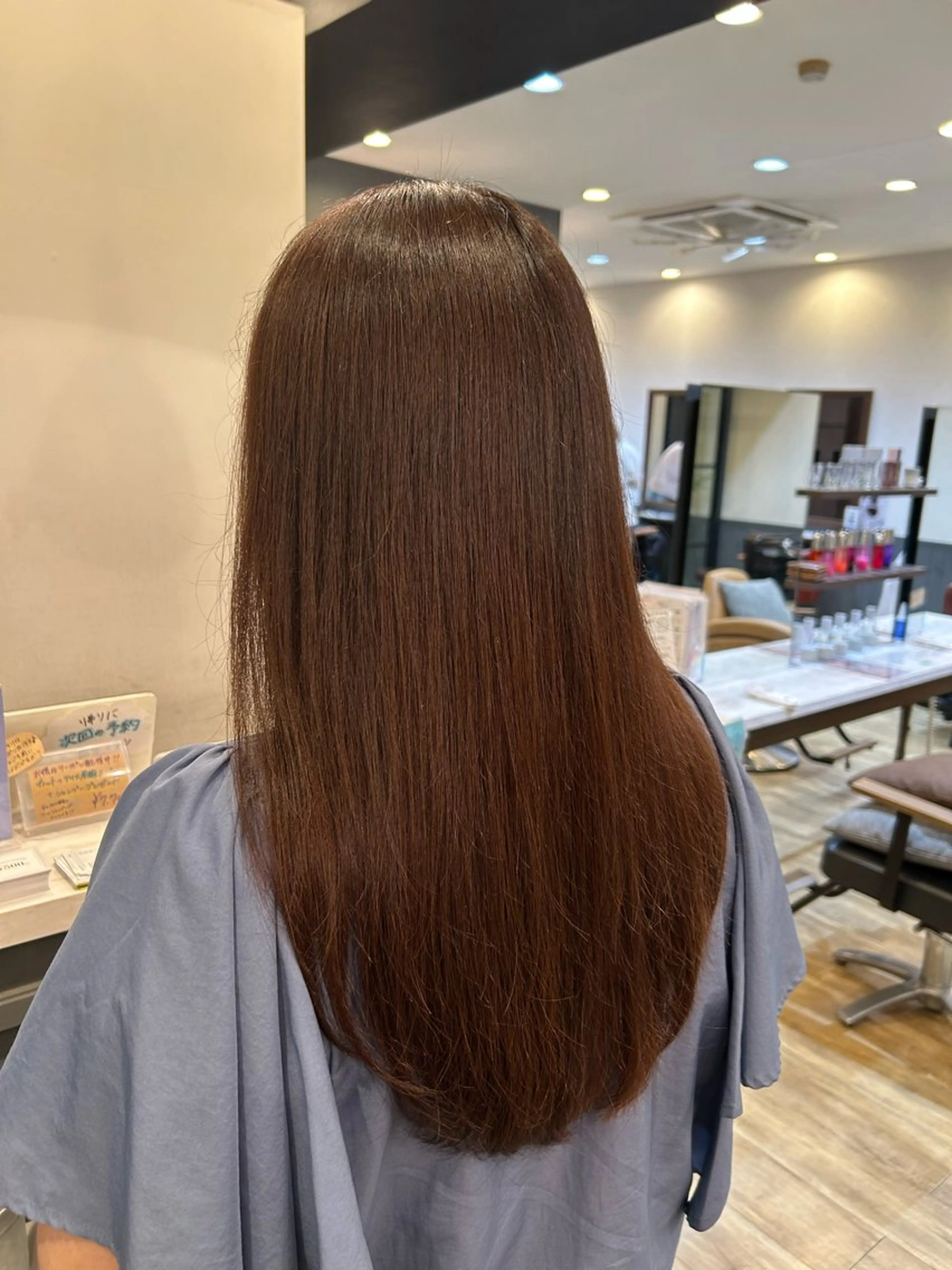 セミロング カラー ꙳⸝⸝𐙚 すずき ゆな  𐙚⸝⸝꙳のヘアスタイル