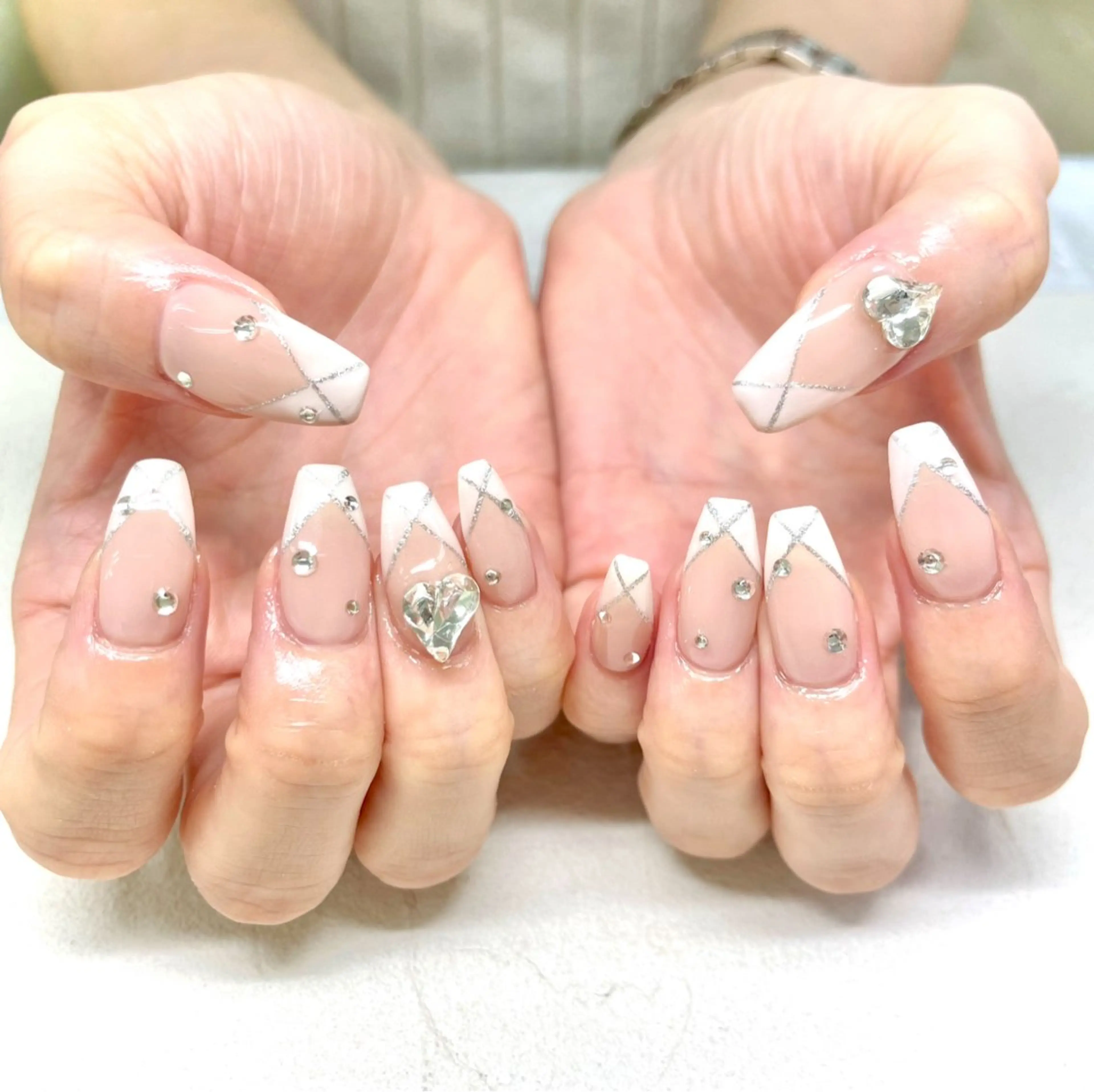 ネイル ハンドネイル Bianca🎀 ONODERAのネイルデザイン