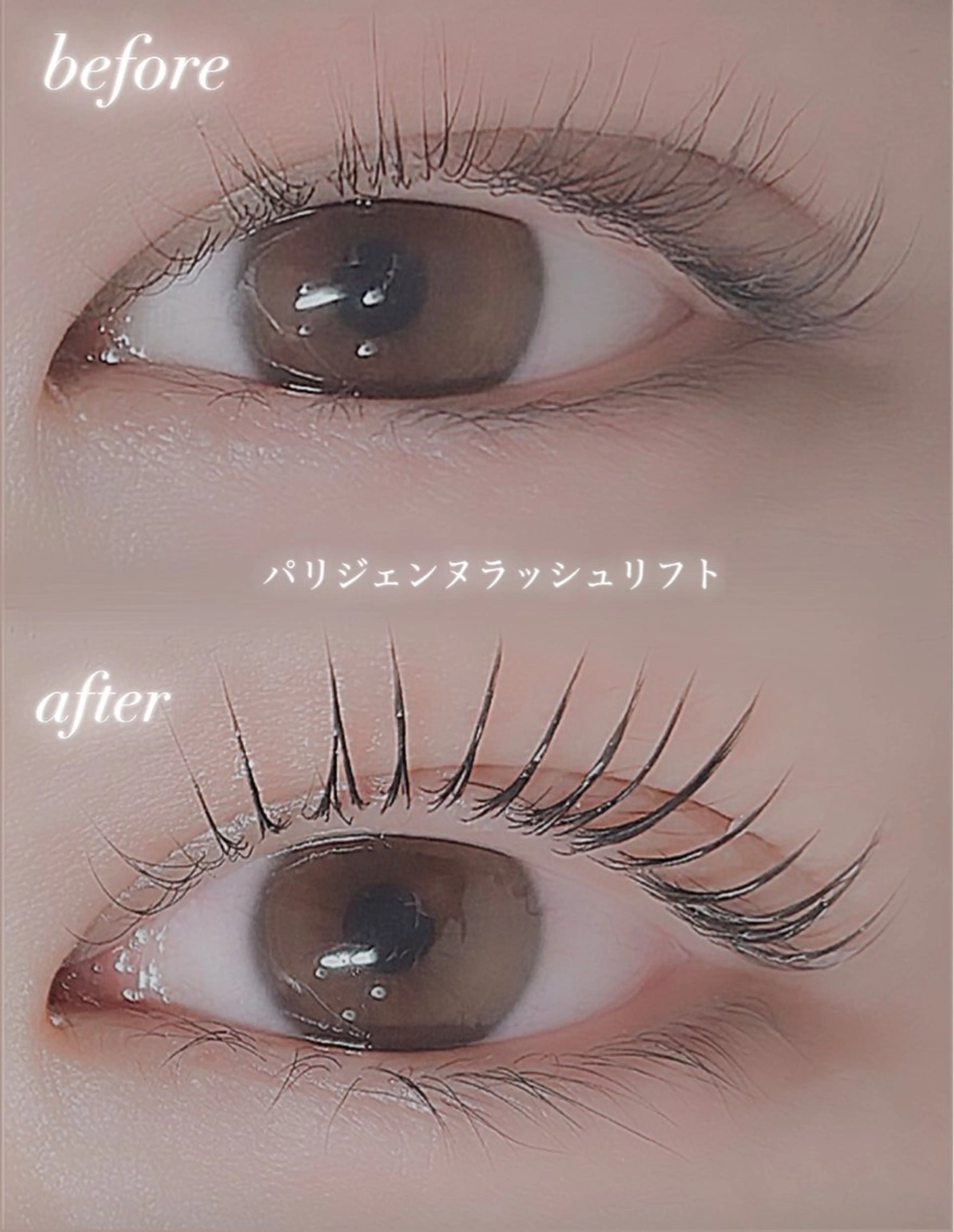 マツエク・マツパ パリジェンヌラッシュリフト 仲尾 奏音のマツエク・マツパデザイン