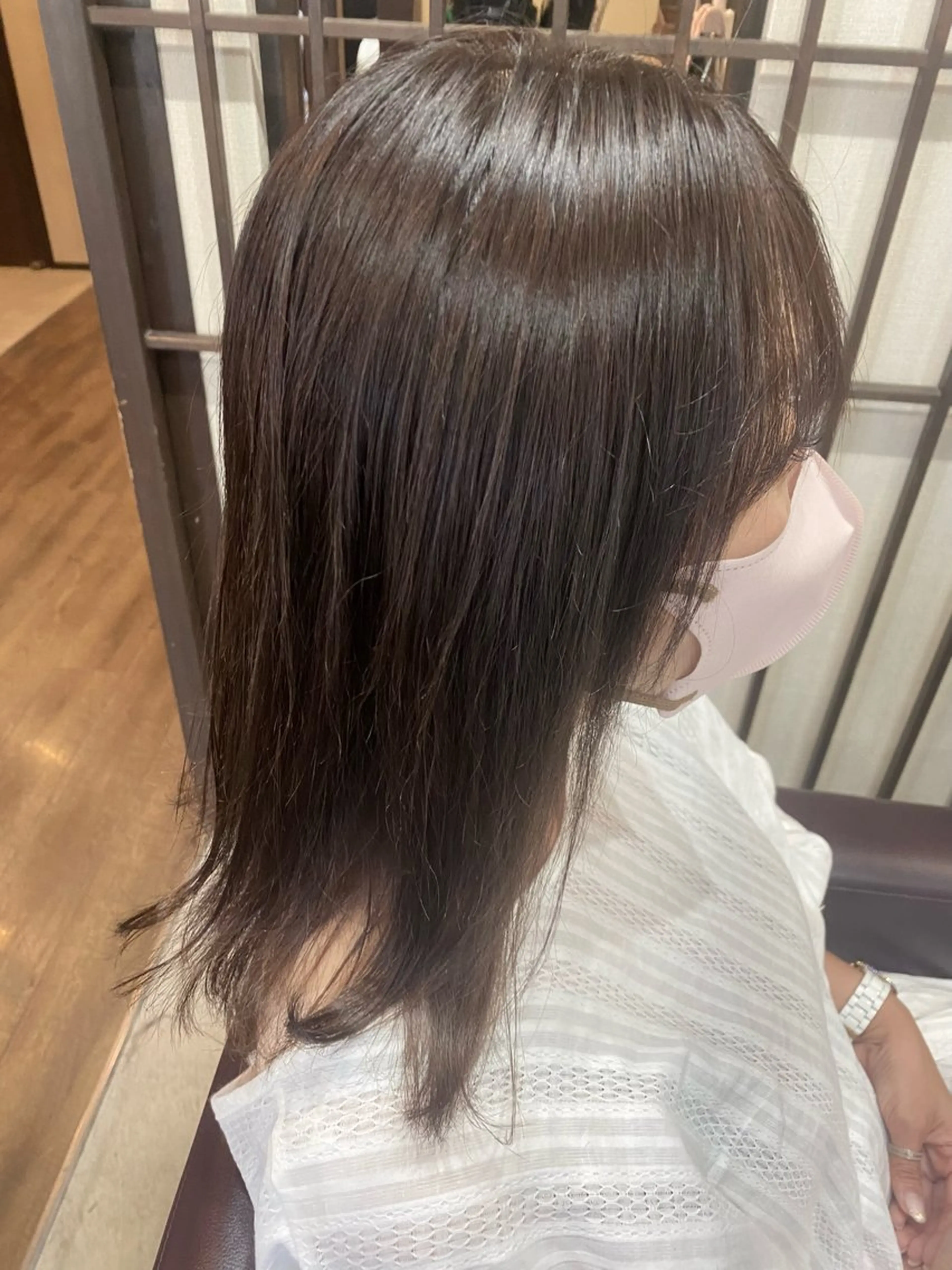 【髪質に合う優しい薬剤⠀】縮毛矯正オーダーコンプリートの写真