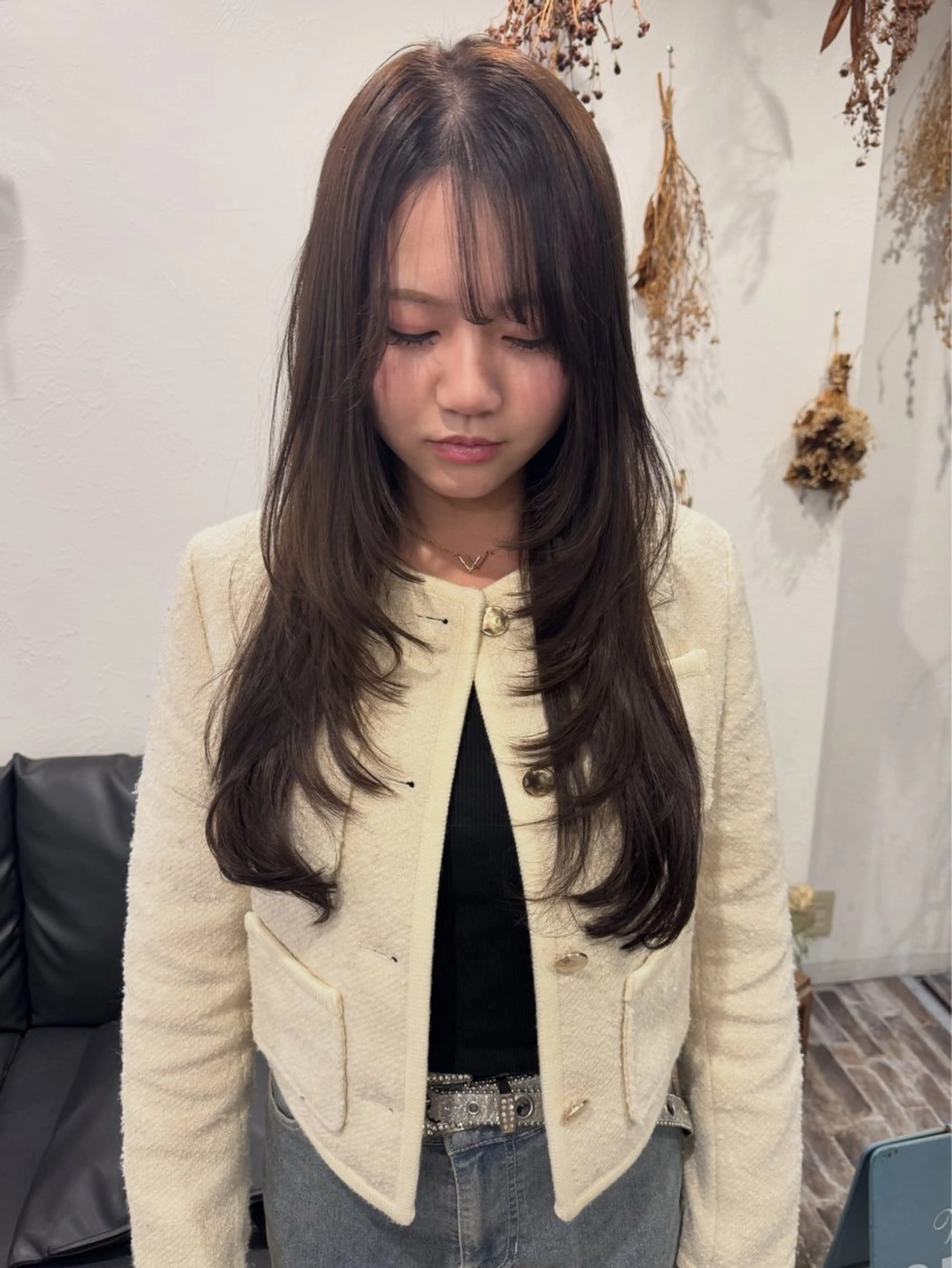 ロング カラー レイヤーカット ロング カット ヘアカラー トリートメント m ā l o.🌷 サカモトマイコのヘアスタイル