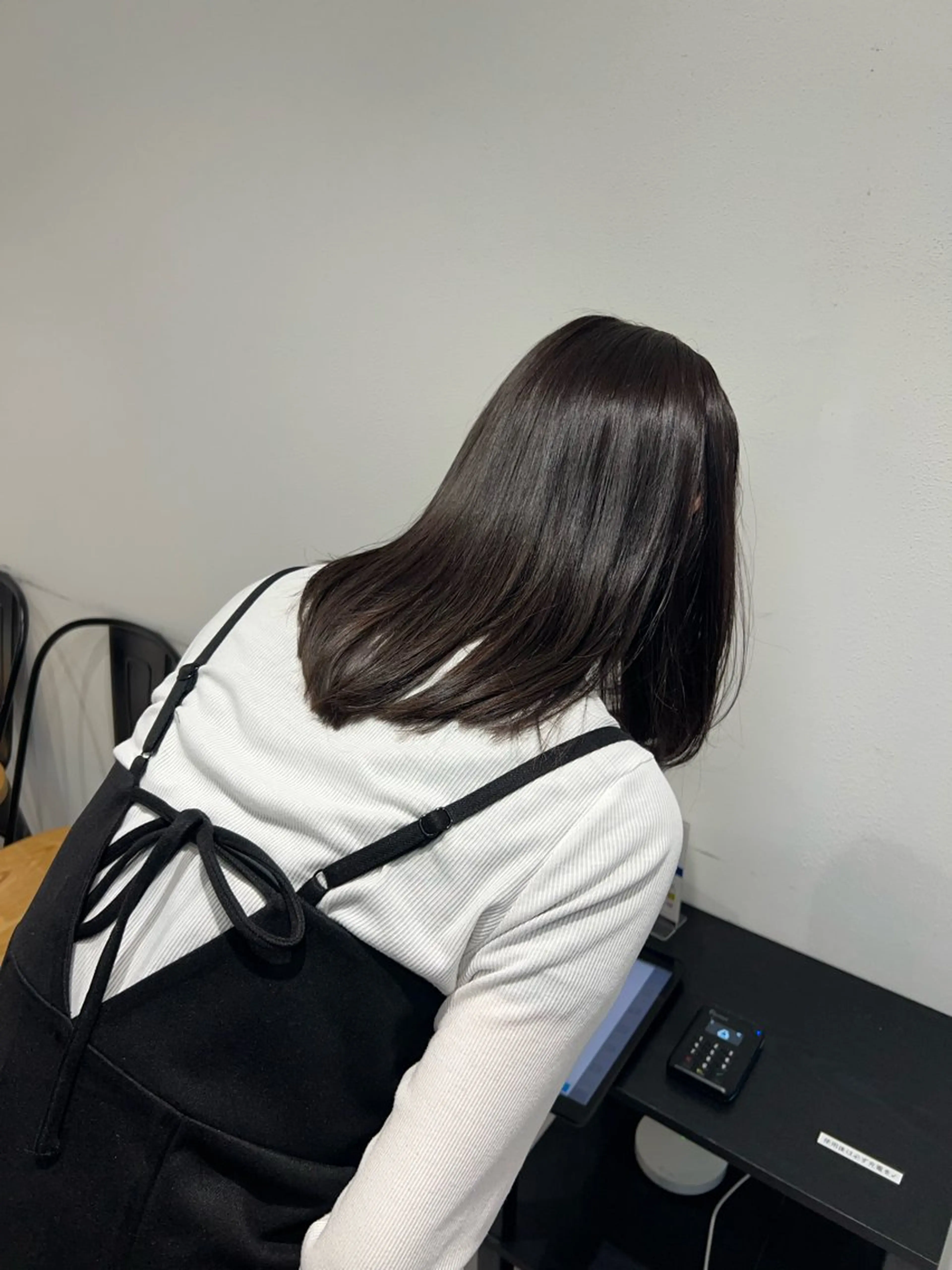 毛髪クレンジング+酸熱髪質改善トリートメントの写真